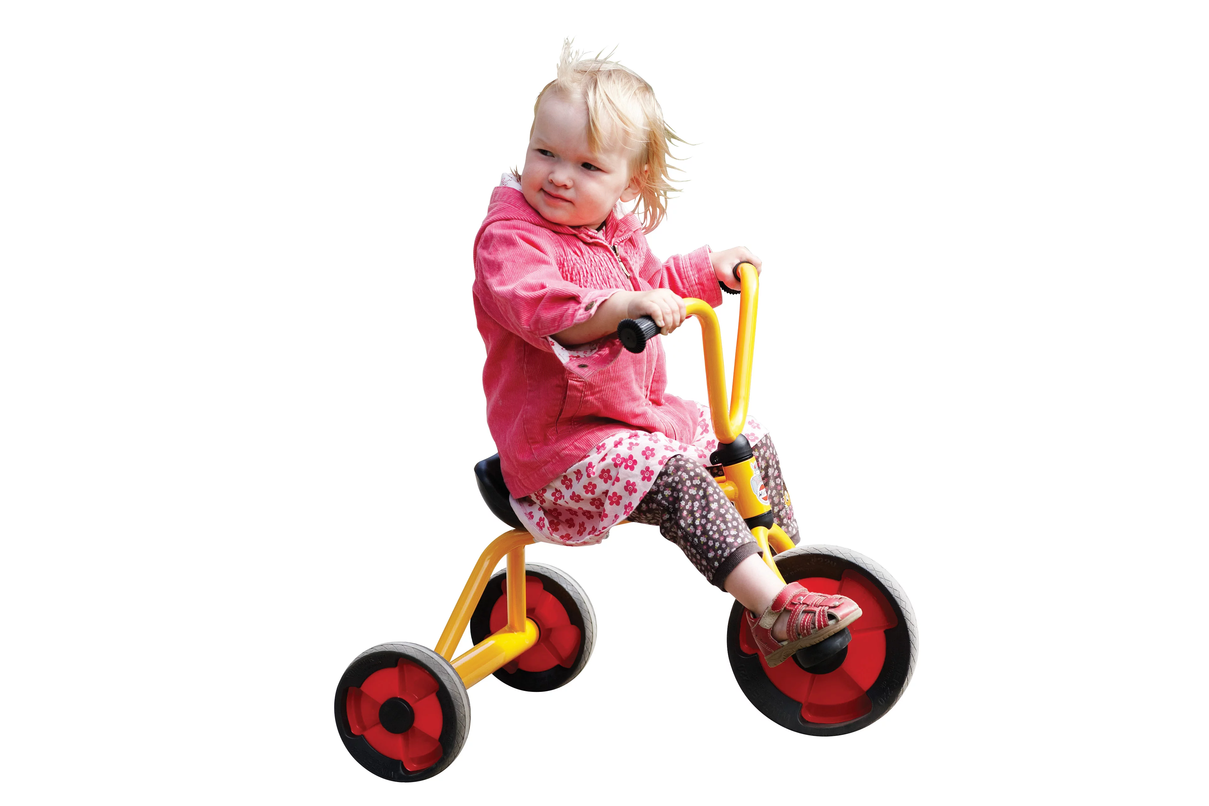 ABC Medium Tricycle, 11-3/4 Inch Seat Height, Yellow