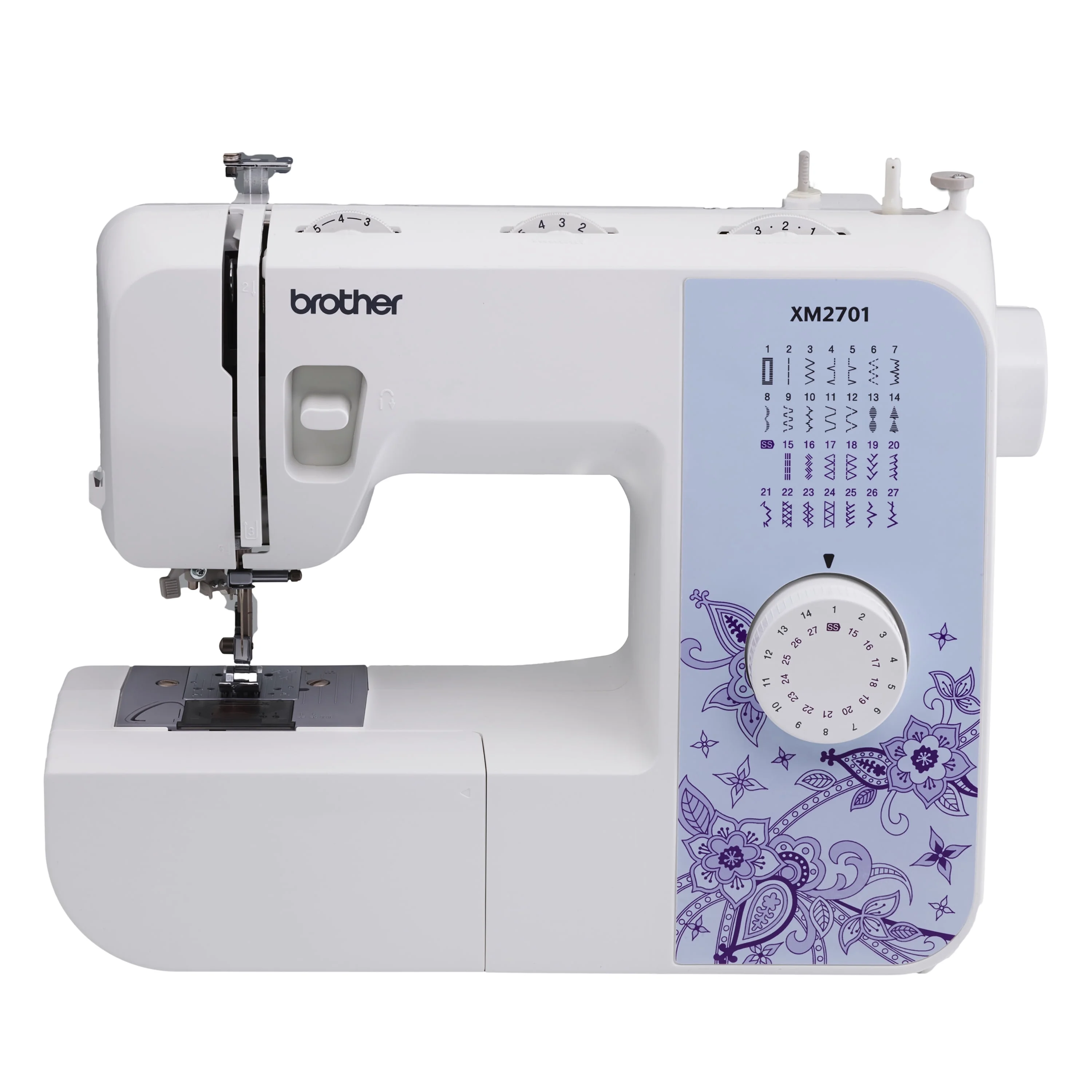 Brother XM2701 Portable, Mechanical, Full-Featured Sewing Machine with 27 Stitches