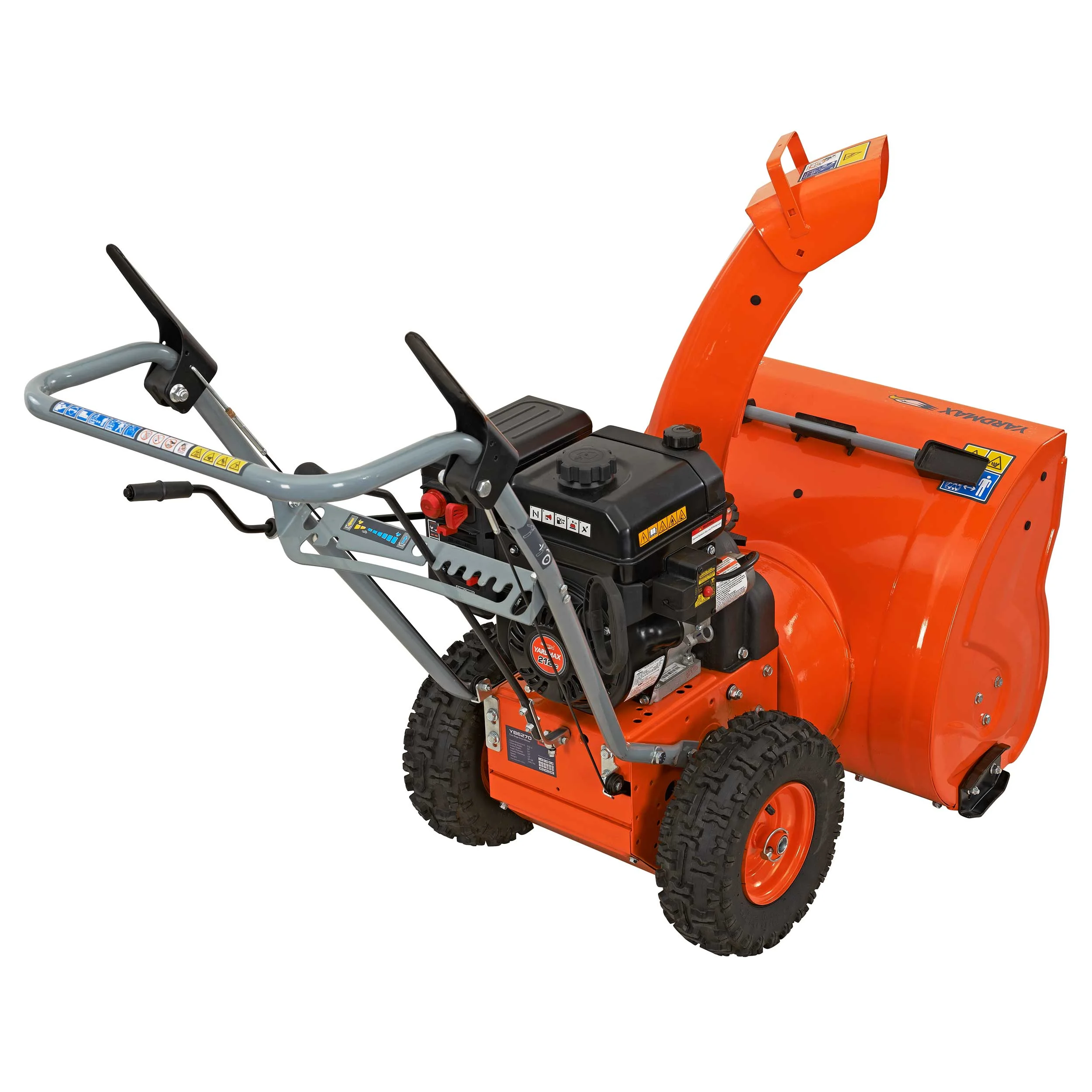 24 in. 212cc Two-stage Self-propelled Gas Snow Blower with Push-button Electric Start