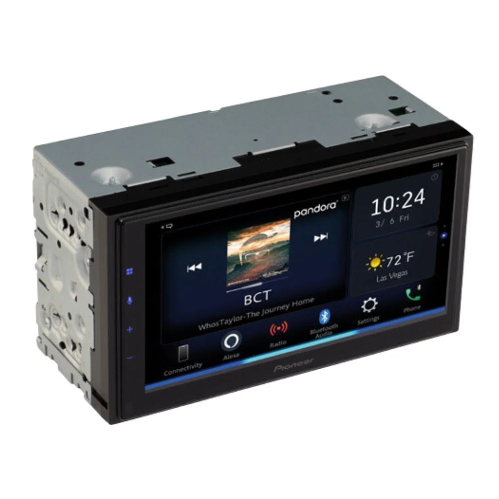 Restored Premium Pioneer DMH-W4600NEX – In-Dash Multimedia Receiver with 6.8″ WVGA Capacitive Touchscreen Display (Refurbished)