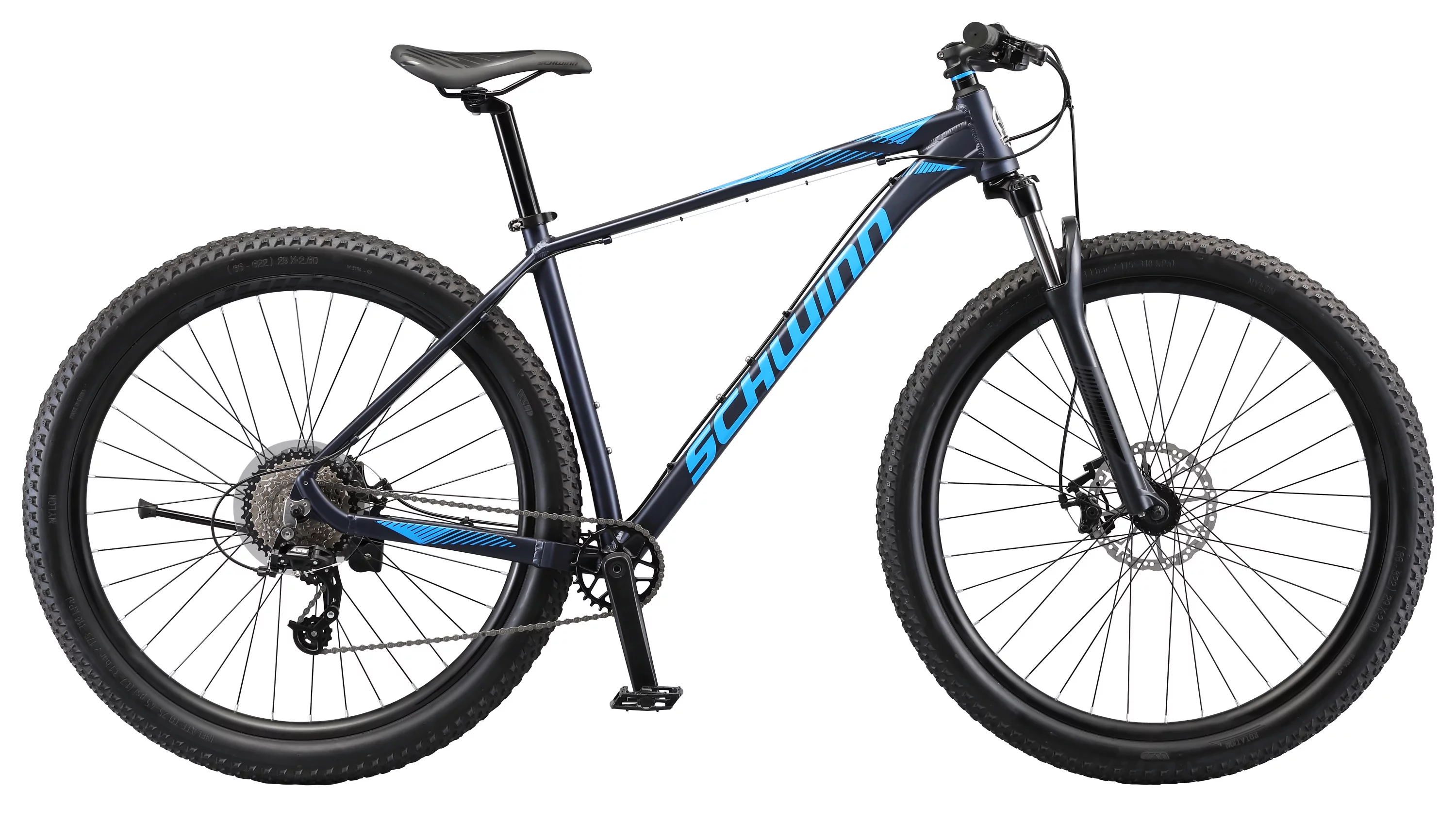 Schwinn 29″ Axum Mens Mountain Bike, 19-in Frame, 8 Speeds, Black