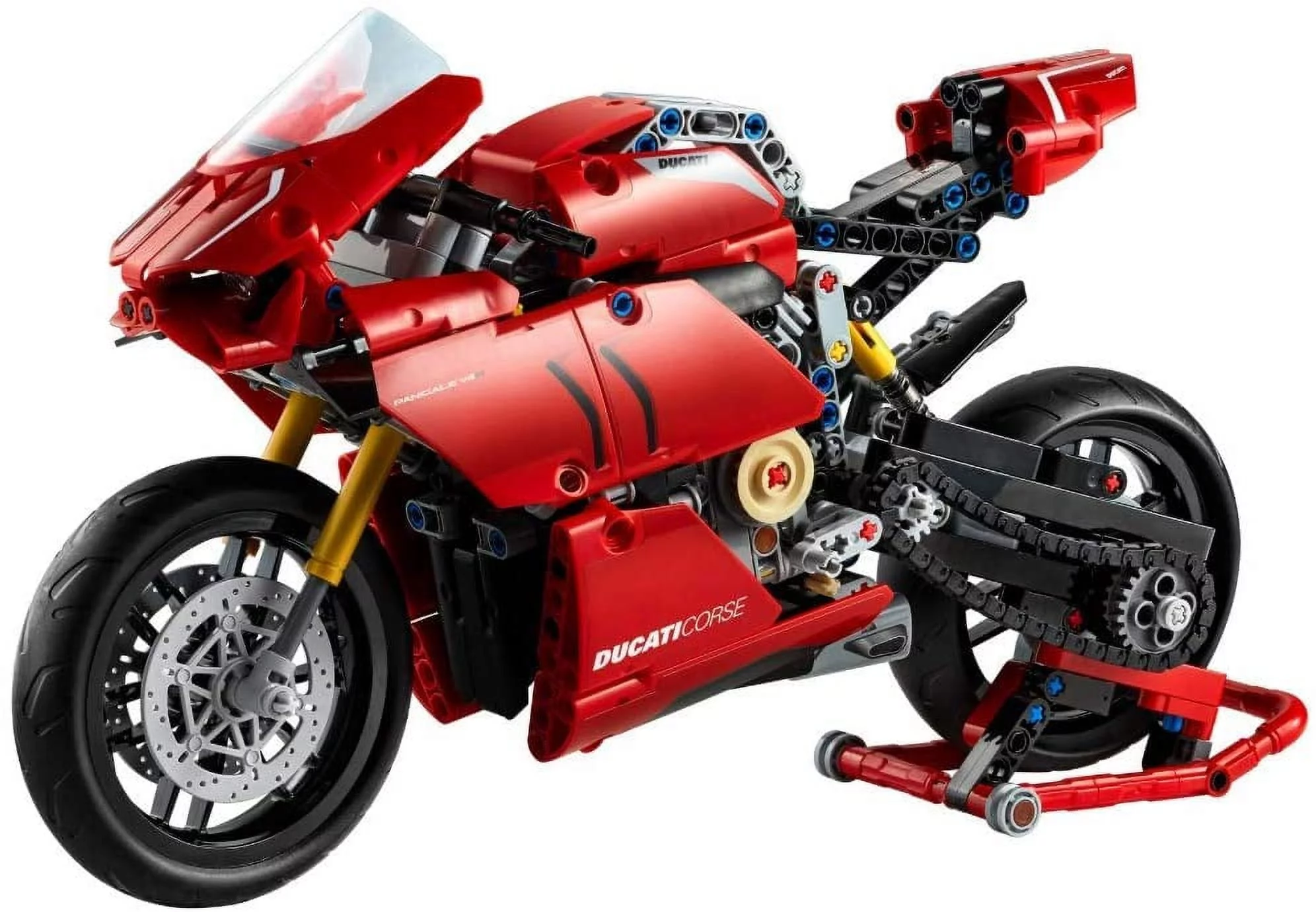 LEGO Technic: Ducati Panigale V4 R 42107 (646 Pieces) 2020 with Valinor Frustration-Free Packaging