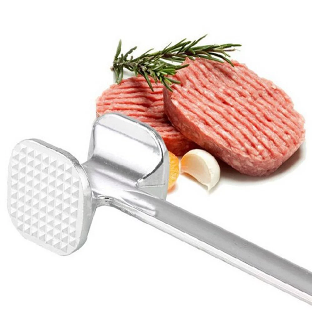 aoksee 22.5cm Two Sides Aluminum Meat Hammer Mallet Beef Chicken Steak Beefs Porks gifts for home Clearance