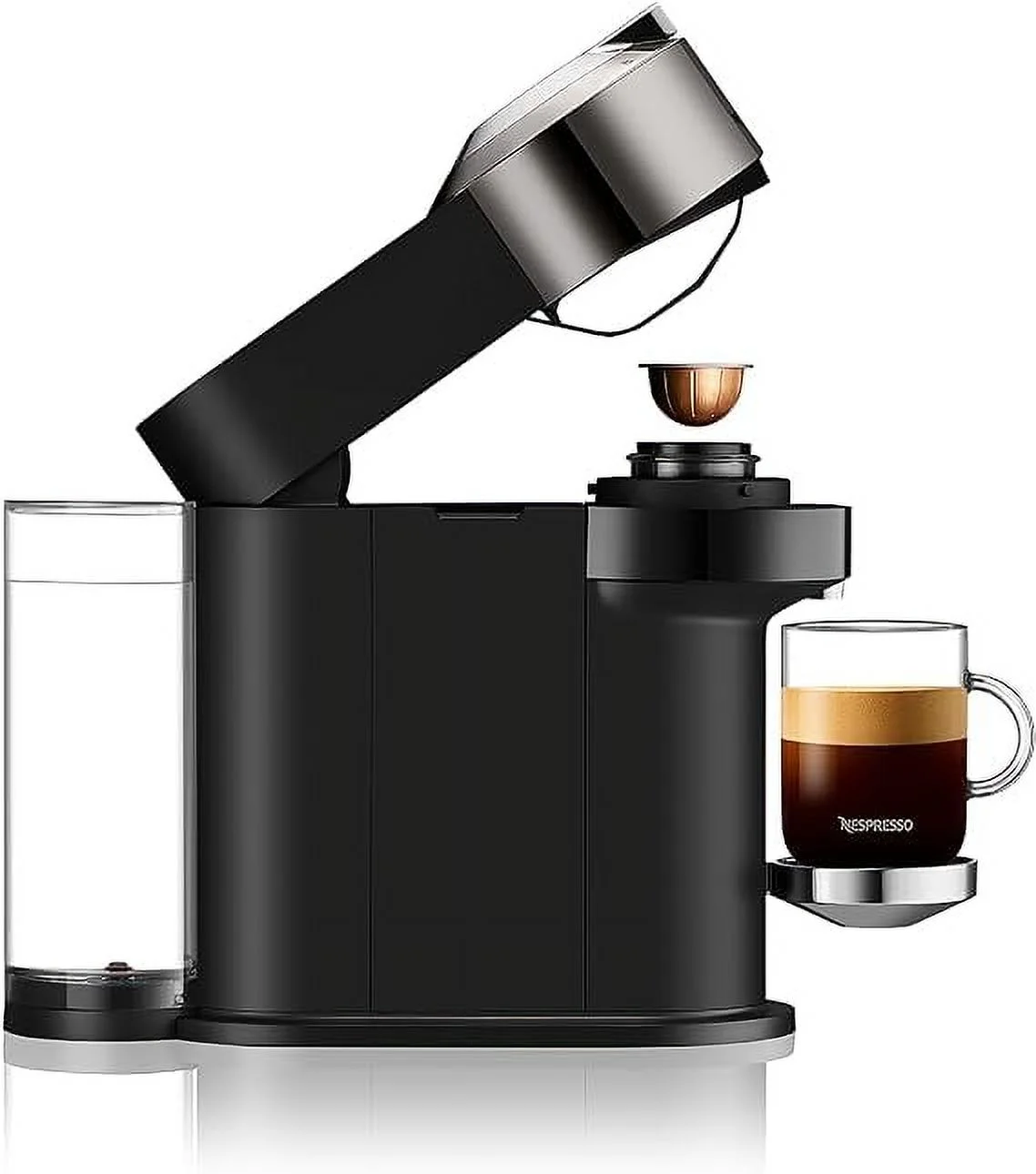 Open Box Breville Nespresso Vertuo Next Coffee and Espresso Machine only – Dark Chrome