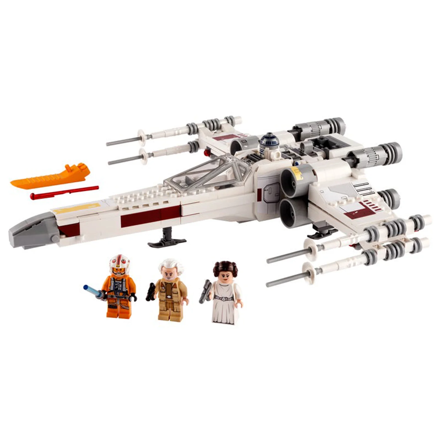 LEGO Star Wars Luke Skywalker’s X-Wing Fighter 75301 Building Toy, Gifts for Kids, Boys & Girls with Princess Leia Minifigure and R2-D2 Droid Figure