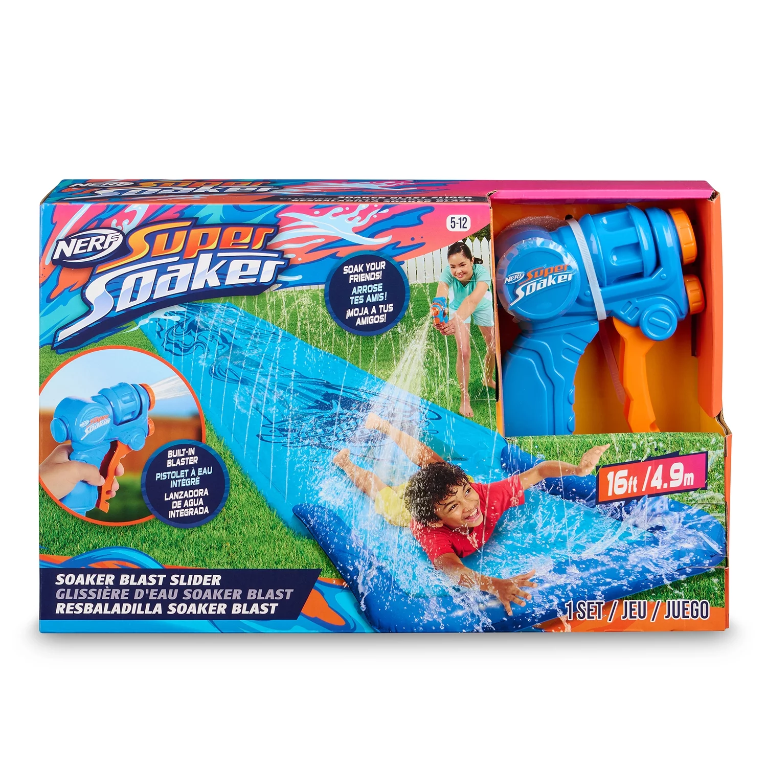 NERF Super Soaker – Soaker Blast Slider by WowWee