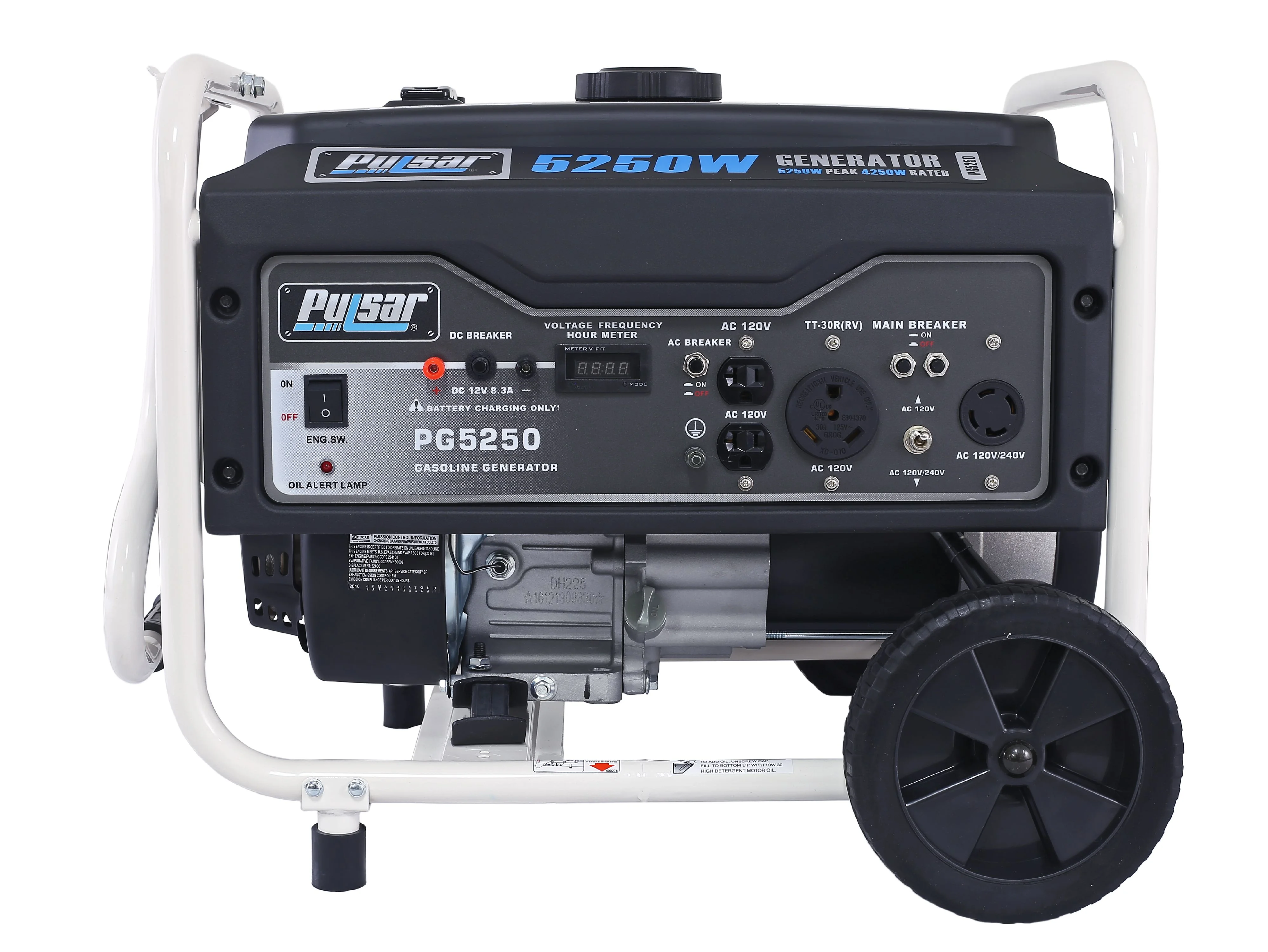 Pulsar 5,250 Peak Watt Gas-Powered Portable Generator