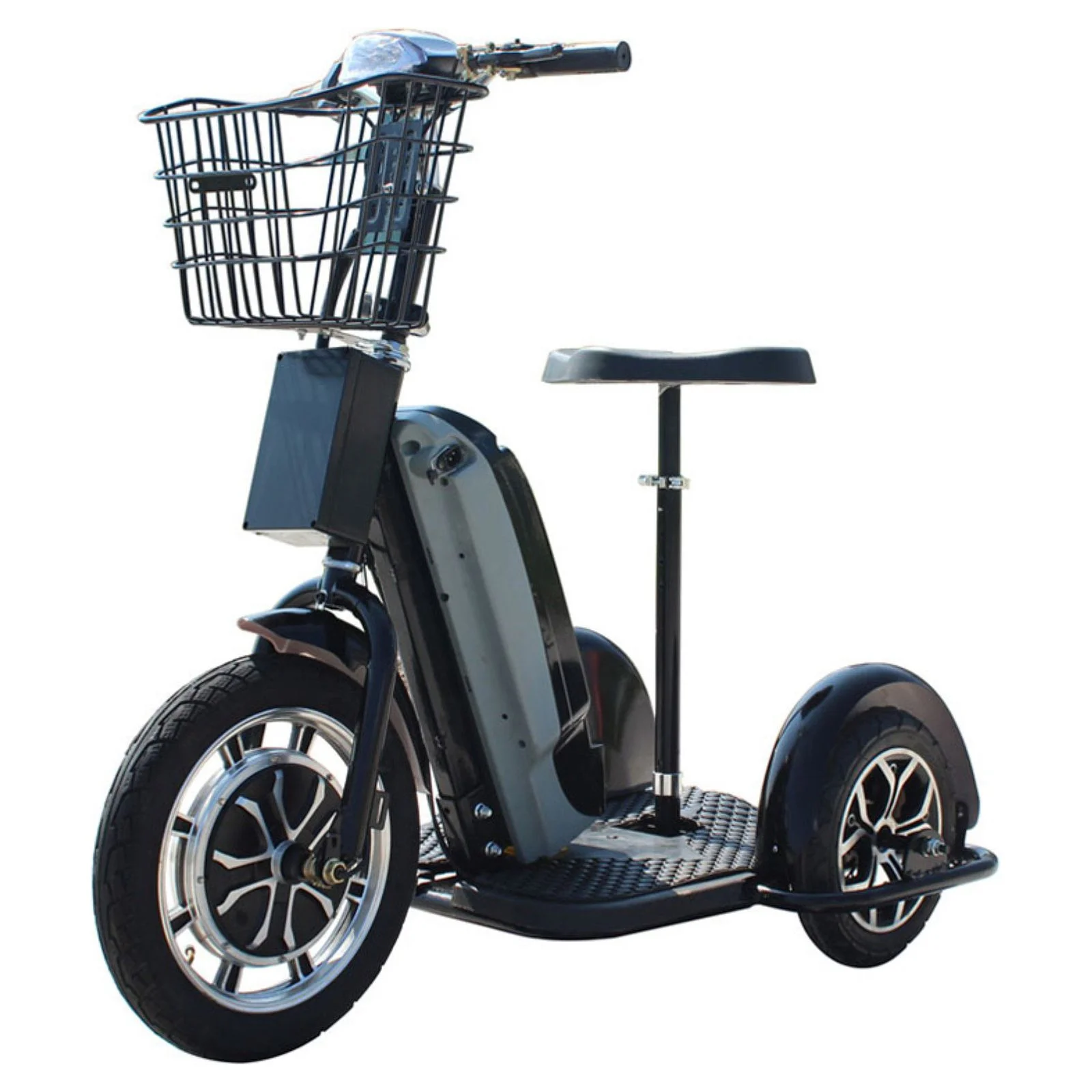 MotoTec 800 Watt 48v 3 Wheel Electric Trike Mobility Scooter