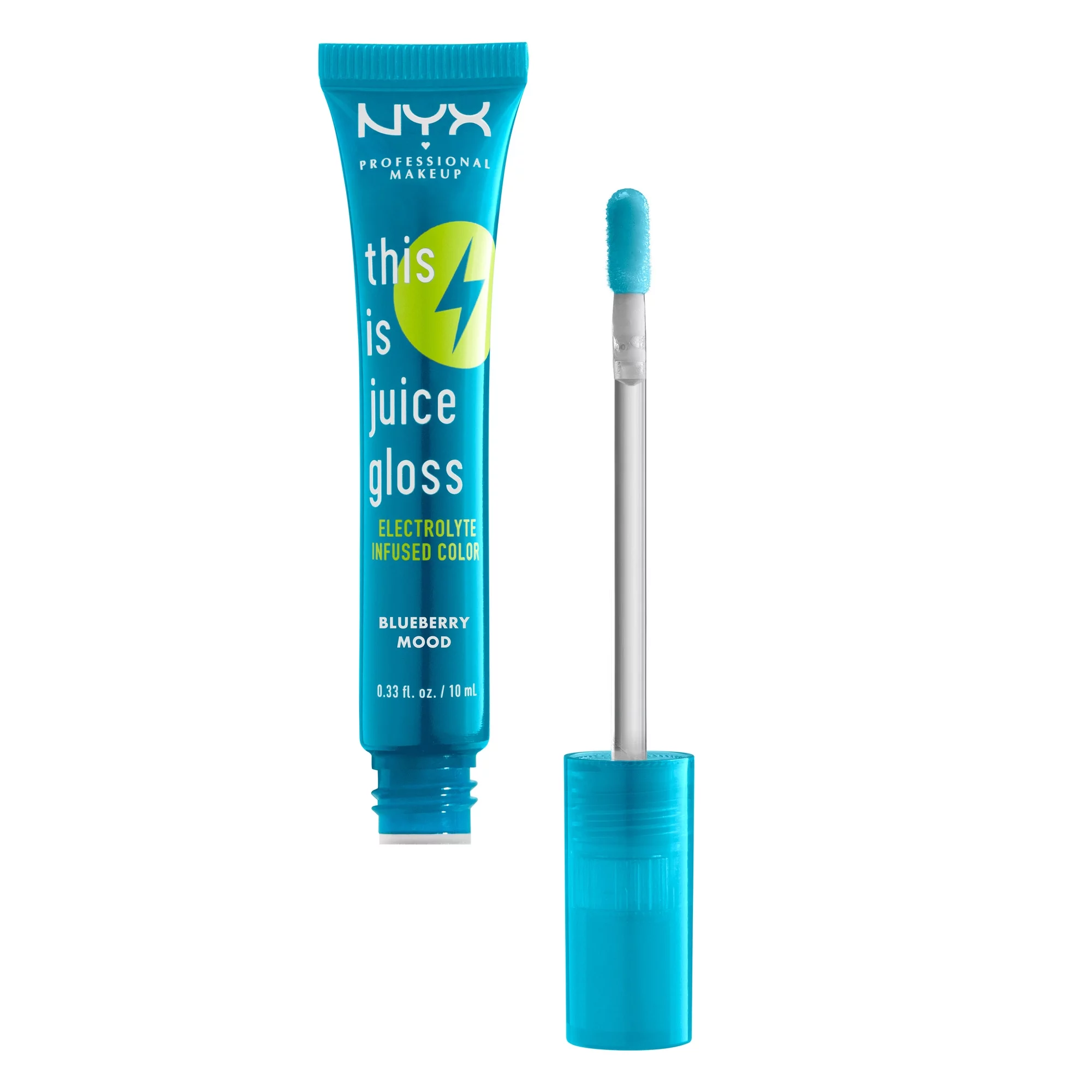 NYX Professional Makeup This Is Juice Gloss, Hydrating Lip Gloss, Pomegranate Clout, 0.33 fl oz