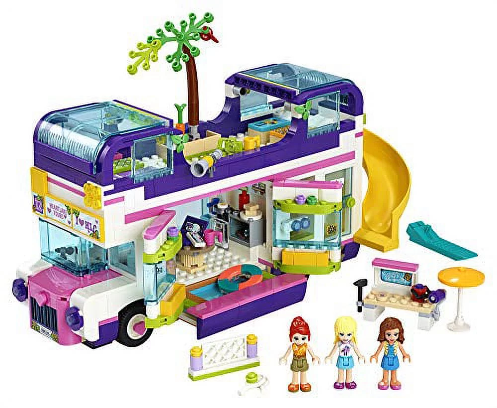 LEGO Friends Friendship Bus 41395 Heartlake City Toy Playset Building Kit Promotes Hours of Creative Play (778 Pieces)