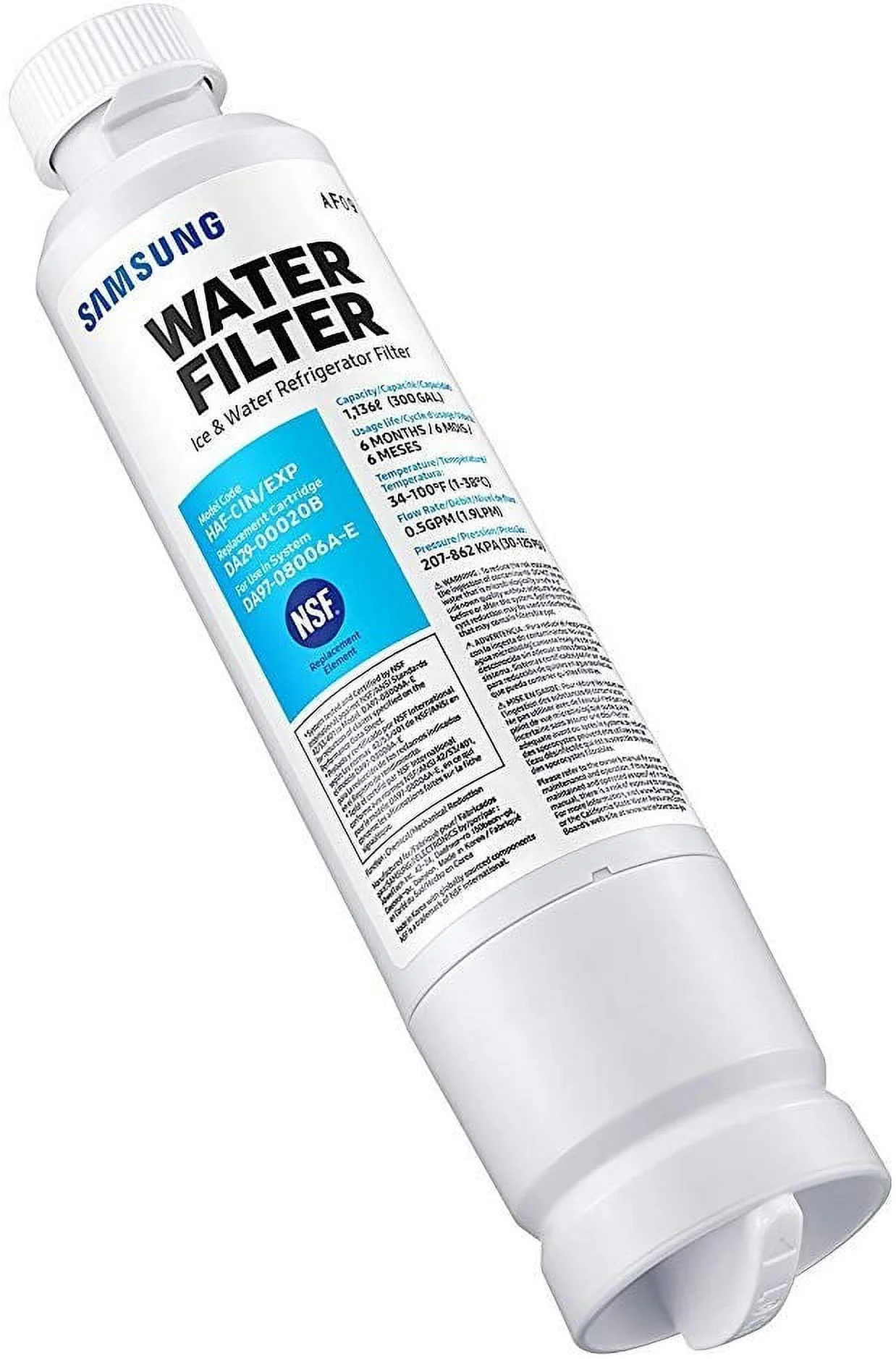 1 Pack DA29-00020B Refrigerator Water Filter, Compatible with Samsung Refrigerator Water Filter