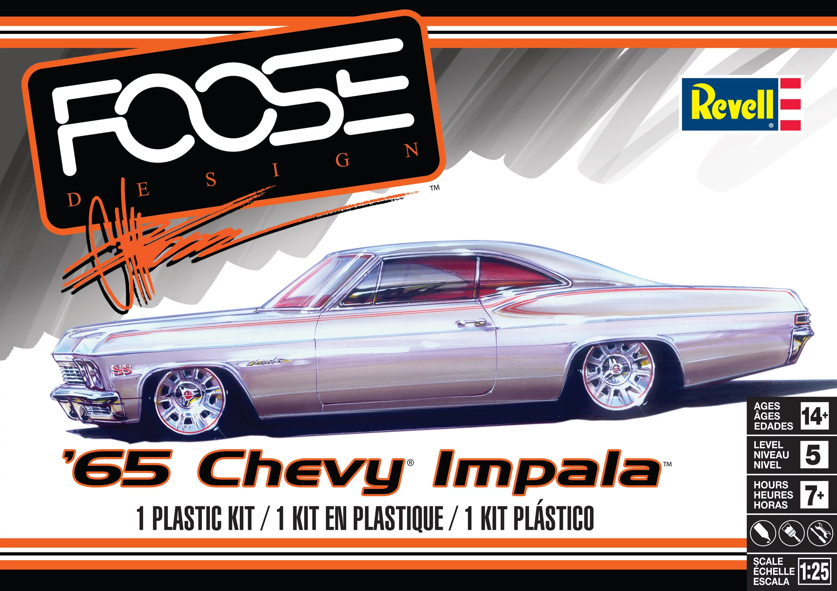 Plastic Model Kit-’65 Chevy Impala 1:25