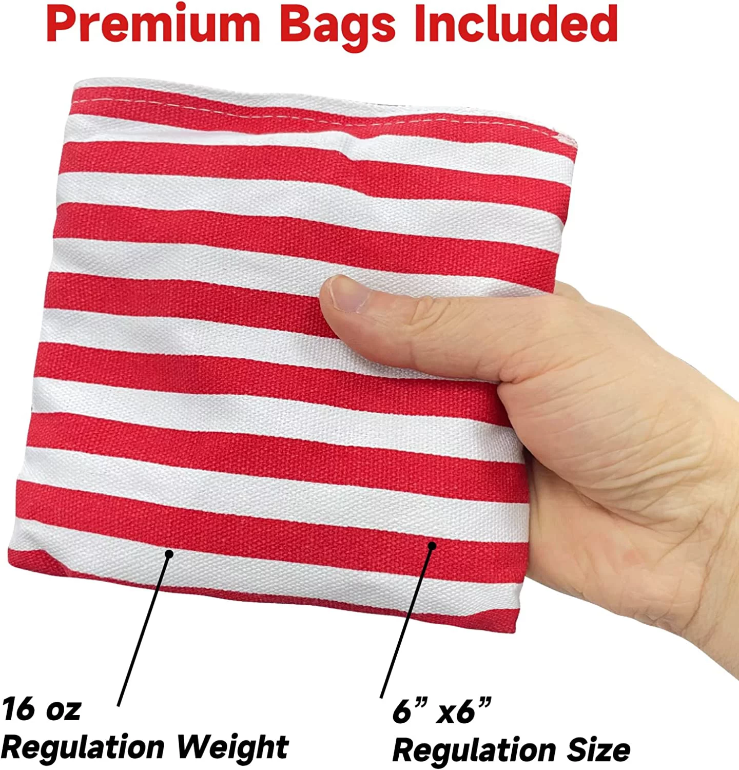 SubSun 3’x 2′ New American Flag Cornhole Boards Set Coated Wood Premium