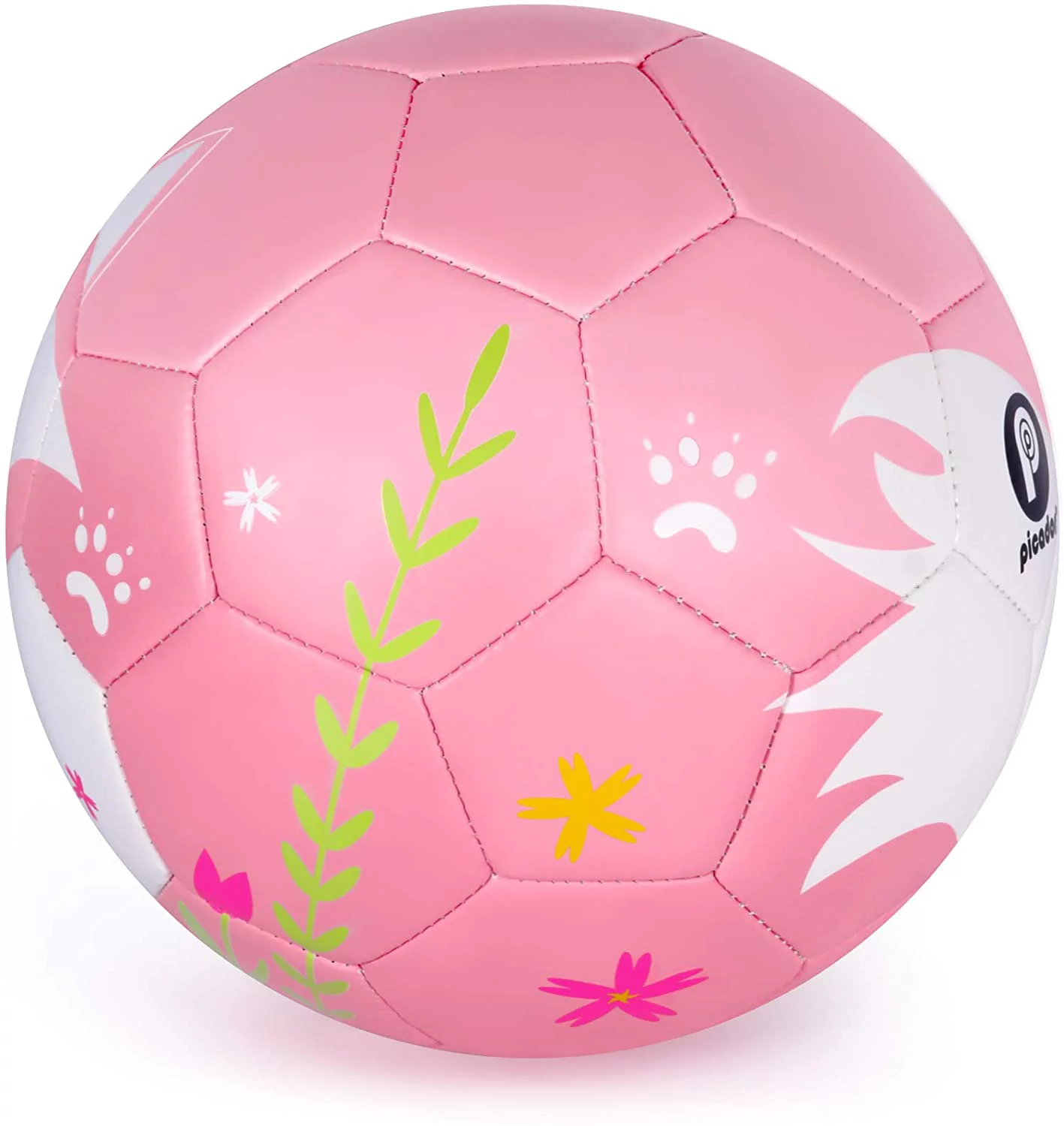 Kids Soccer Ball Size 1, Cartoon Soccer Balls Toys for Girls Boys Toddler Child Gift Outdoor Home Sport with Pump