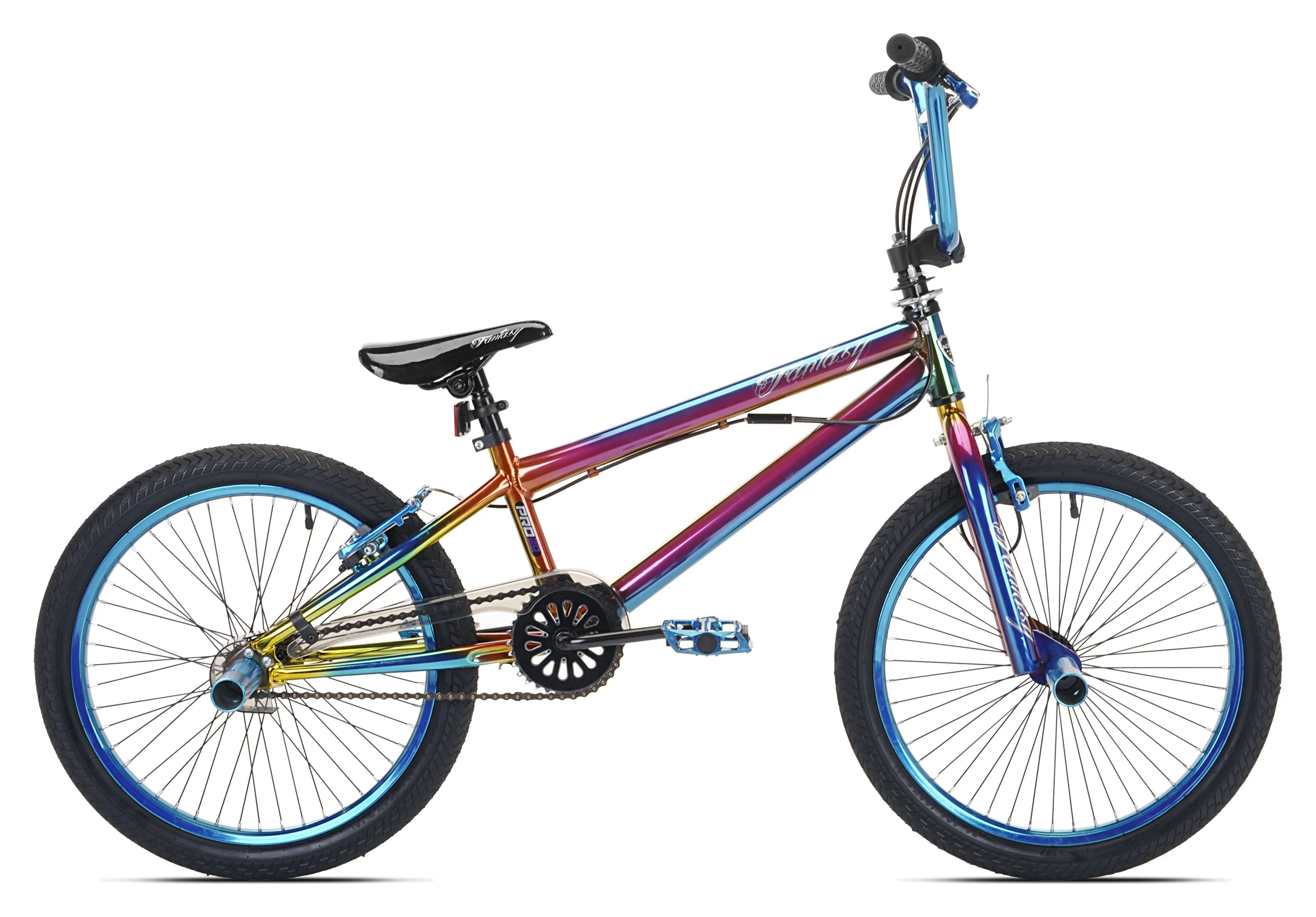 Kent Bicycles 20-inch Girl’s Fantasy BMX Bicycle, Multicolor Iridescent