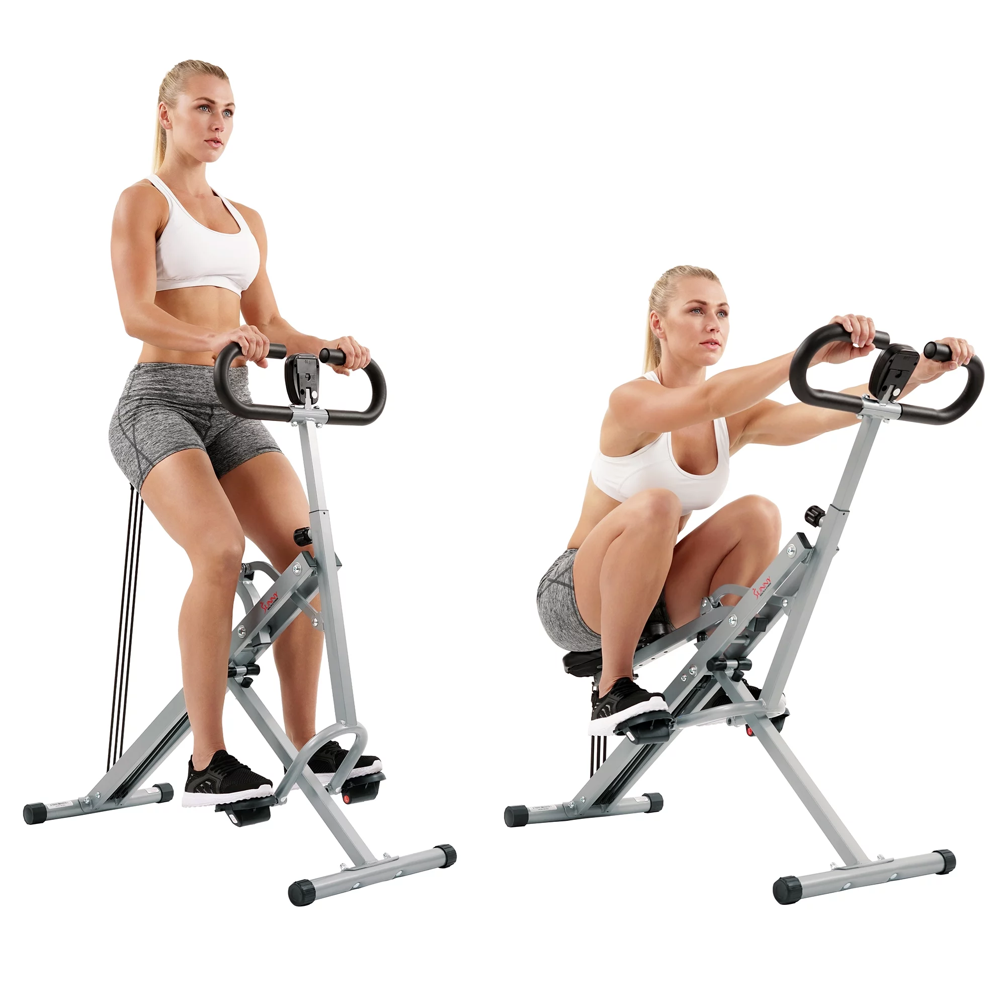 Sunny Health & Fitness Upright Row-N-Ride Rowing Machine