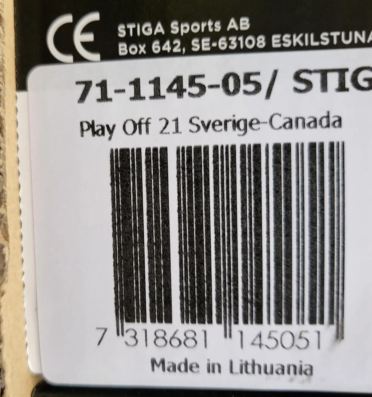 STIGA Sweden vs Canada PlayOff 21 Table Hockey – Forsberg Edition