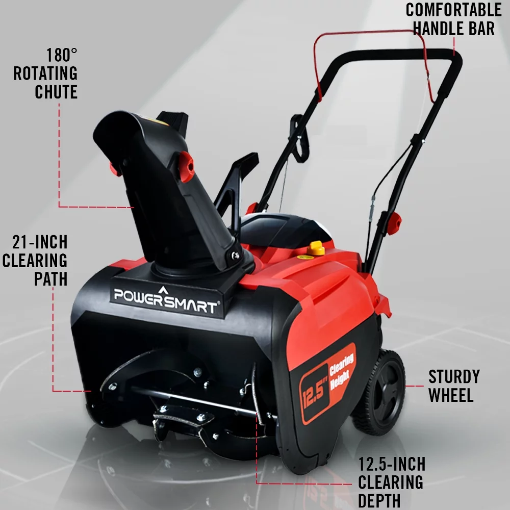 Powersmart 21 inch Single Stage Gas Snow Blower PSSW21