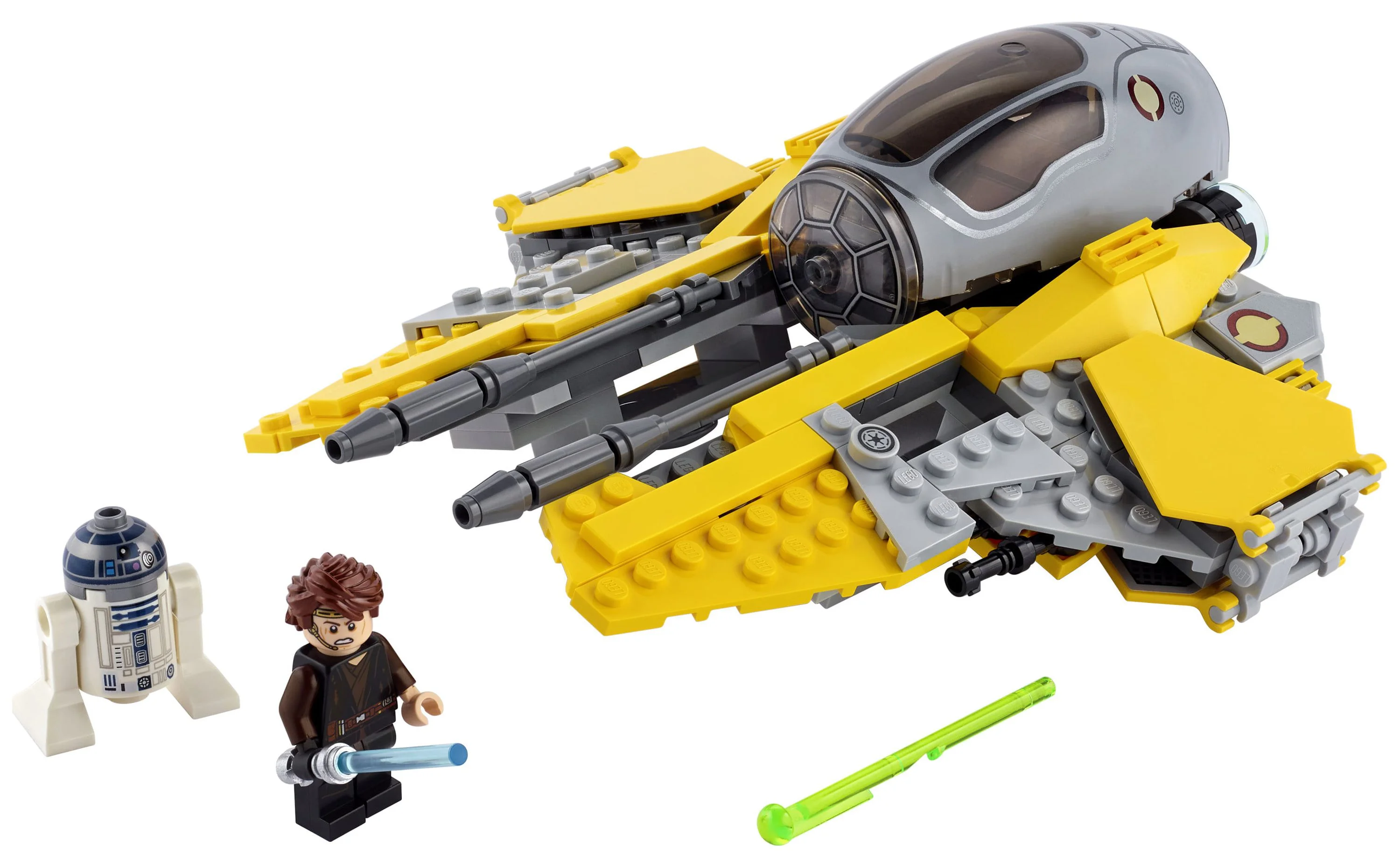 LEGO Star Wars: Revenge of the Sith Anakin’s Jedi Interceptor 75281 Anakin Skywalker Building Toy (248 Pieces)