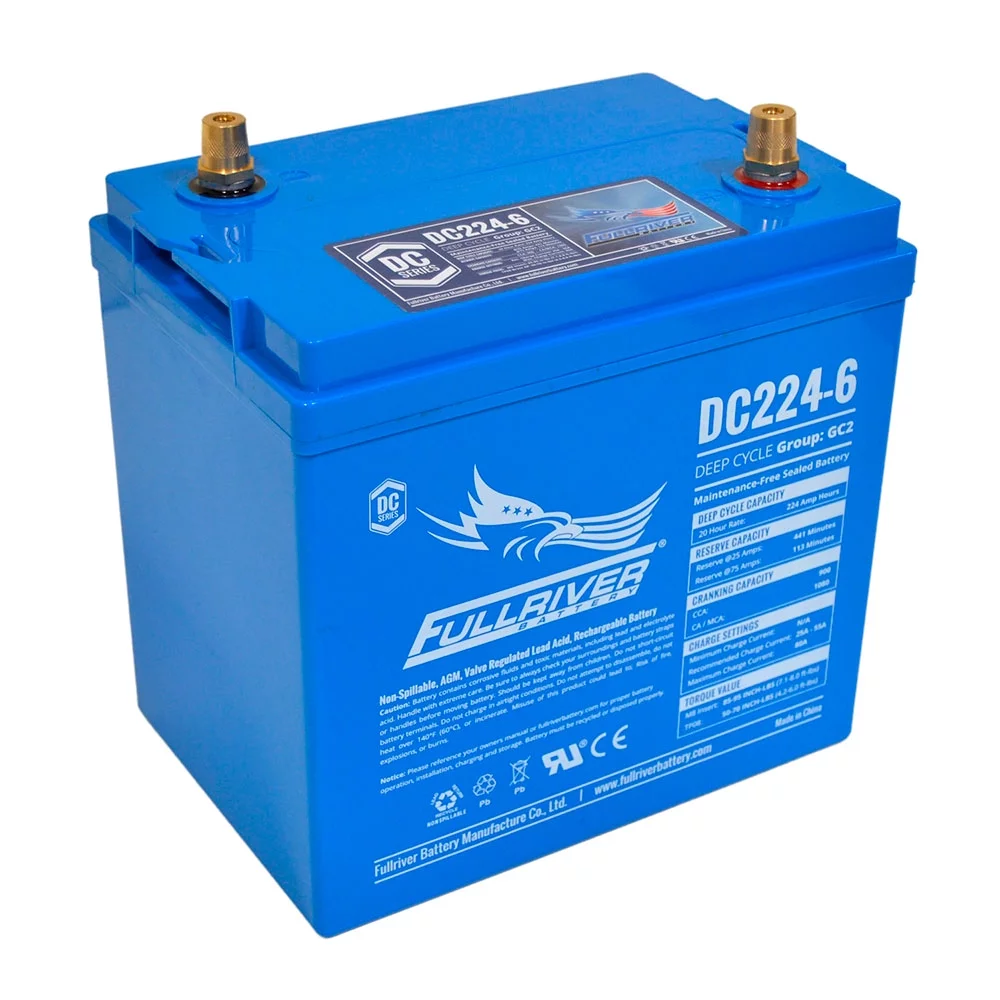 Full Throttle DC224-6 Group GC2 AGM Battery