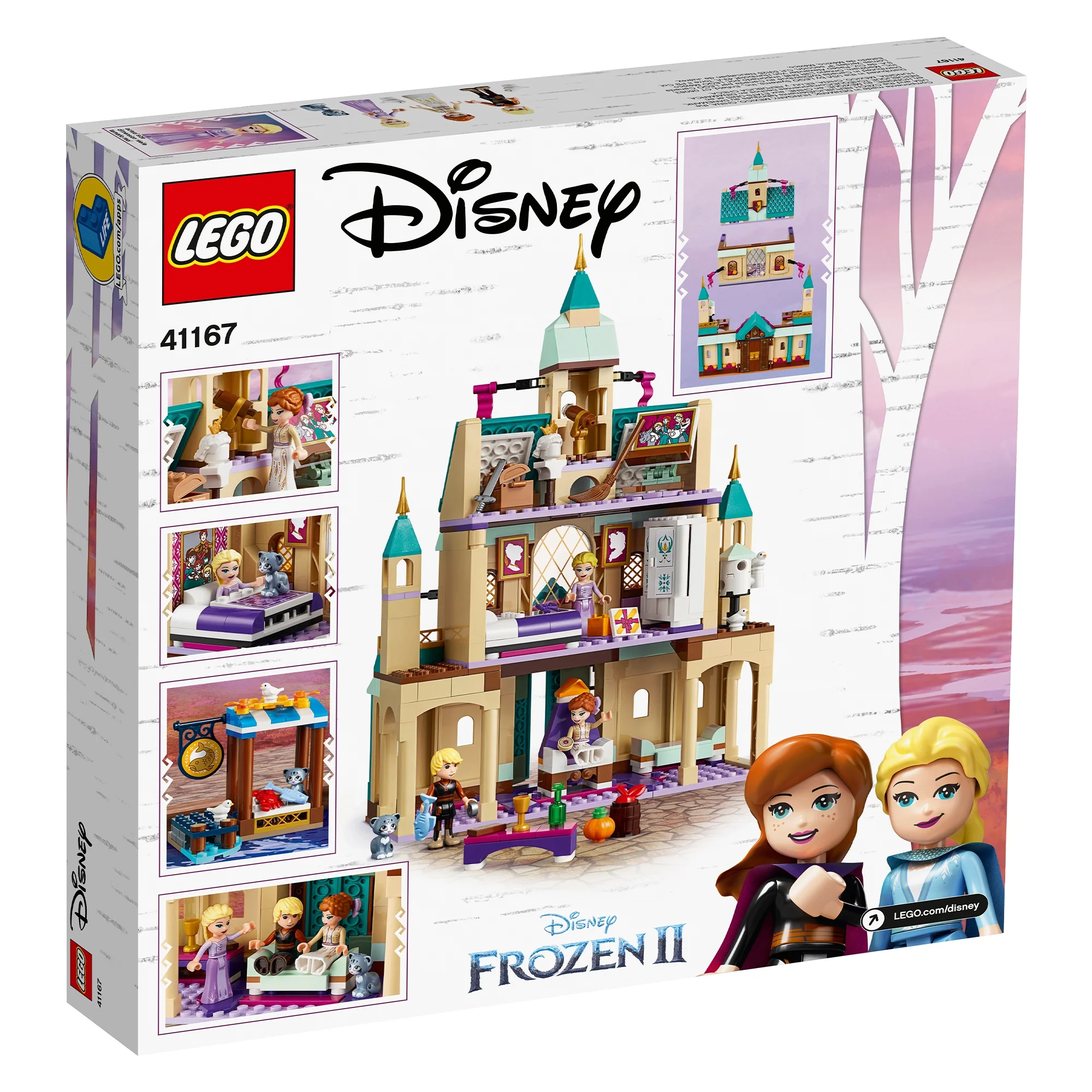 LEGO Disney Frozen II Arendelle Castle Village 41167 Toy Building Set in Multicolor