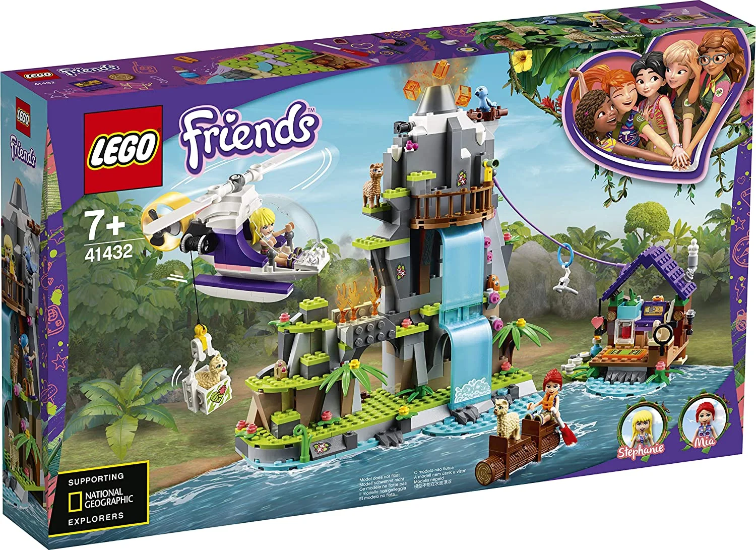 LEGO Friends Alpaca Mountain Jungle Rescue Exciting Building Toy for Creative Fun 41432 Shop all LEGO