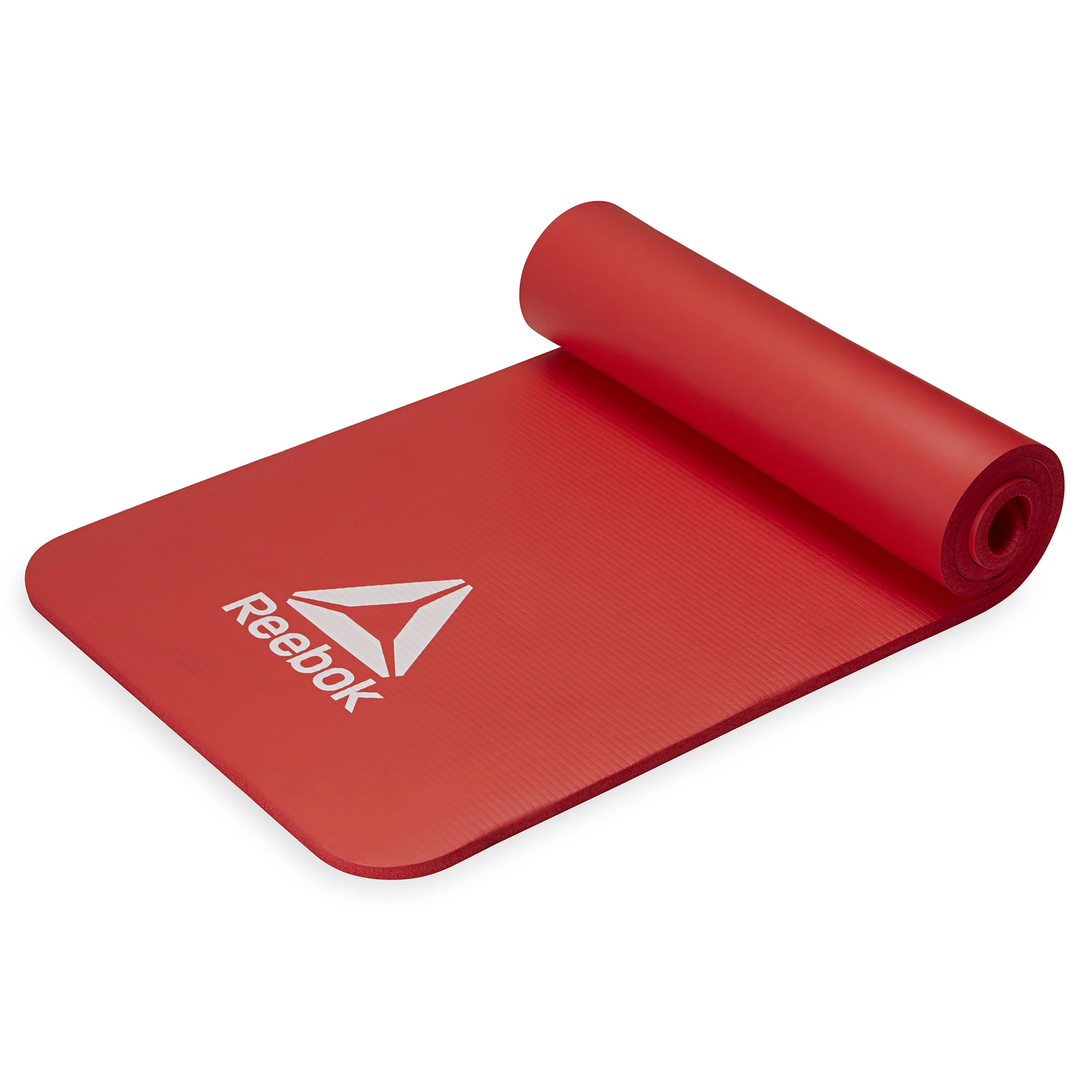 Reebok 15mm Pro Fitness Mat, Extra-Thick Foam, Red