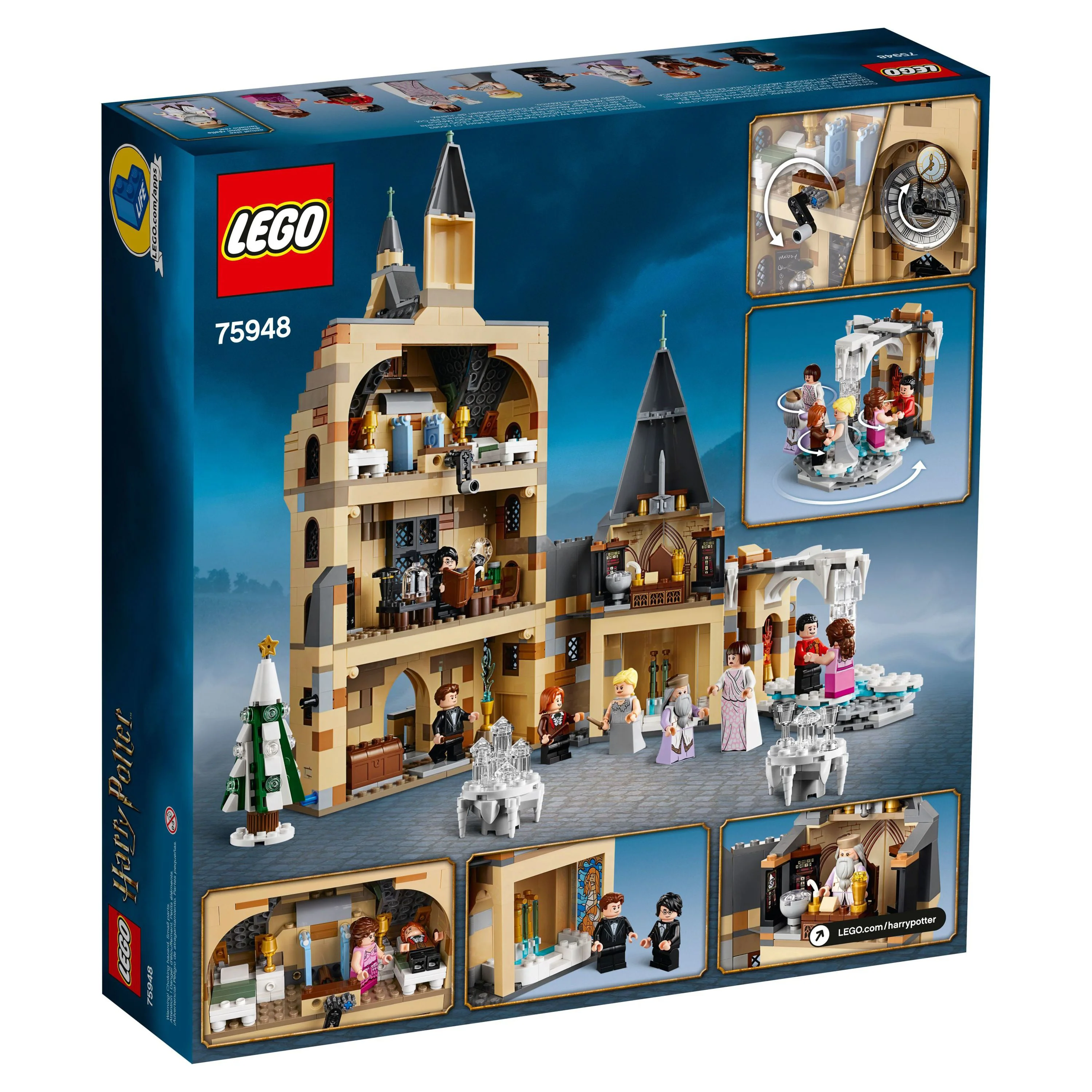 LEGO Harry Potter and The Goblet of Fire Hogwarts Castle Clock Tower 75948 Playset