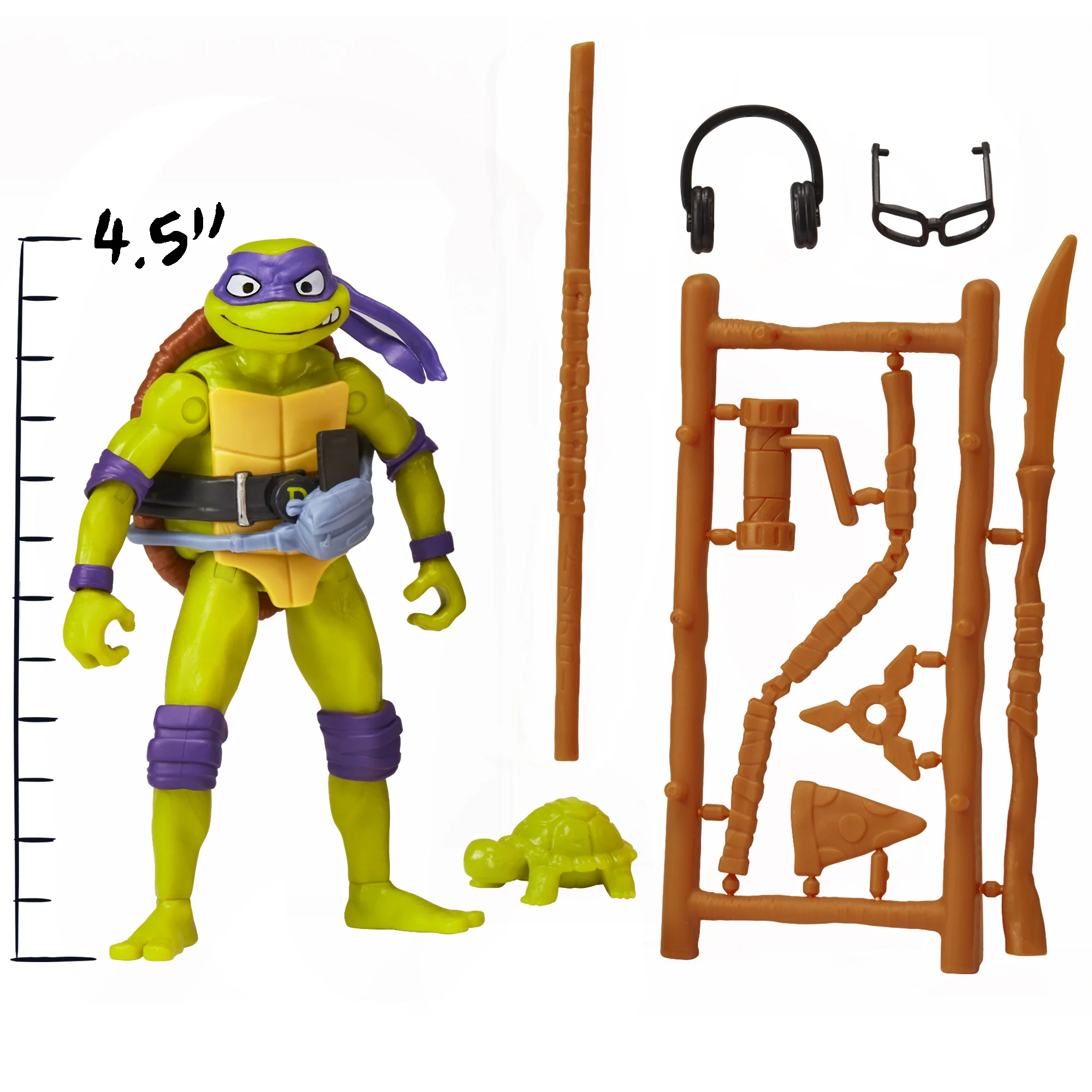 Teenage Mutant Ninja Turtles: Mutant Mayhem 4.5?? Donatello Basic Action Figure by Playmates Toys