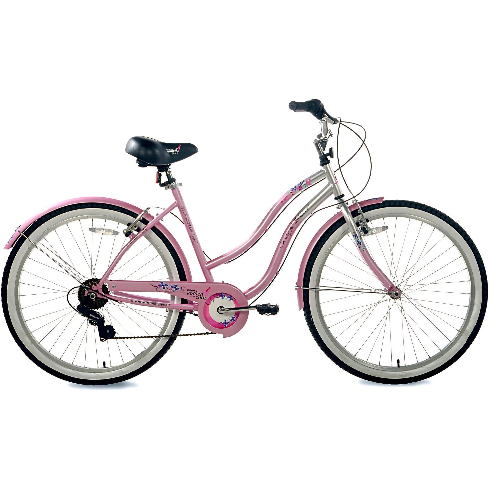 Susan G Komen 26″ Multi-Speed Cruiser Women’s Bike, Pink