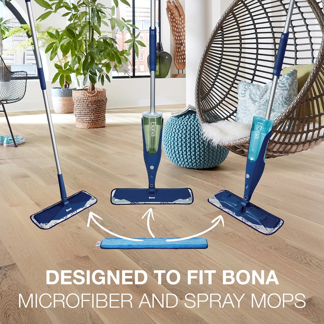 Bona Microfiber Cleaning Pad for Hard-Surface Floors, Fits Bona Mops