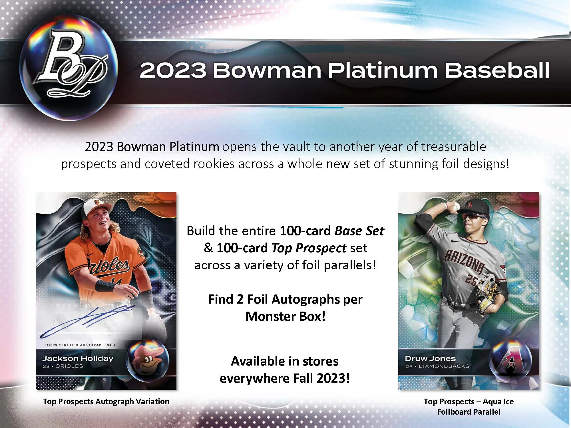 2023 Topps Bowman Platinum MLB Baseball Monster Box