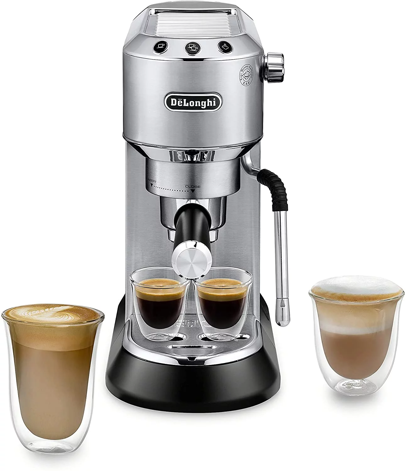 De’Longhi Dedica Arte EC885.M – Coffee machine with cappuccinatore – 15 bar – metal