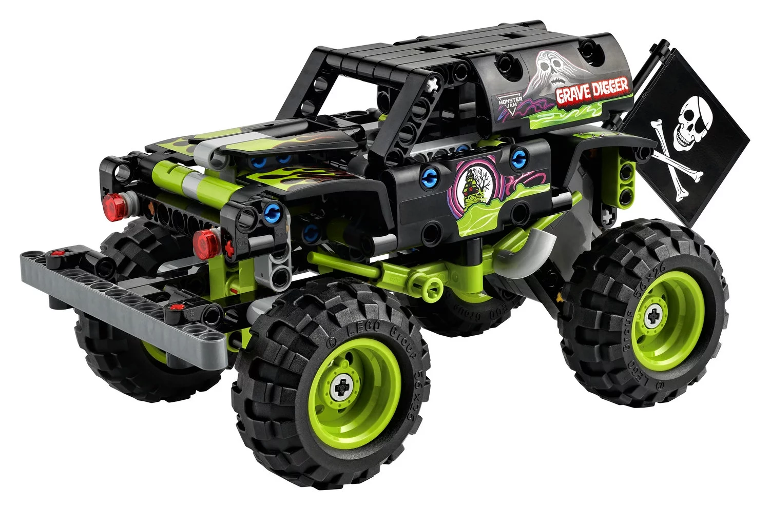 LEGO Technic Monster Jam Grave Digger 42118 Truck Toy to Off-Road Buggy, Birthday Gift for Grandchildren or any Monster Truck Fans, Kids, Boys and Girls 7 Ages 7 and Up