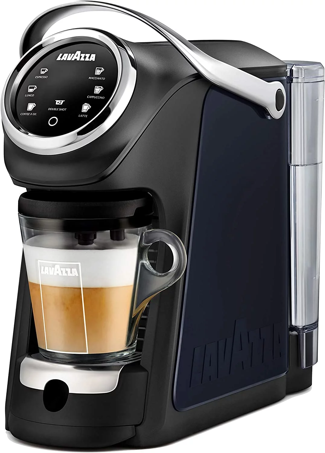 Lavazza Expert Coffee Classy Plus Single Serve ALL-IN-ONE Espresso & Coffee Brewer Machine – LB 400 – (Includes Built-in Milk Vessel/Frother)