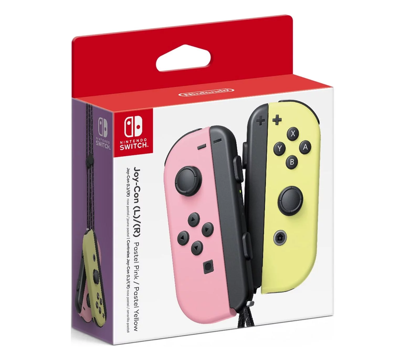 Joy-Con (L)/(R) – Pastel Pink/Pastel Yellow