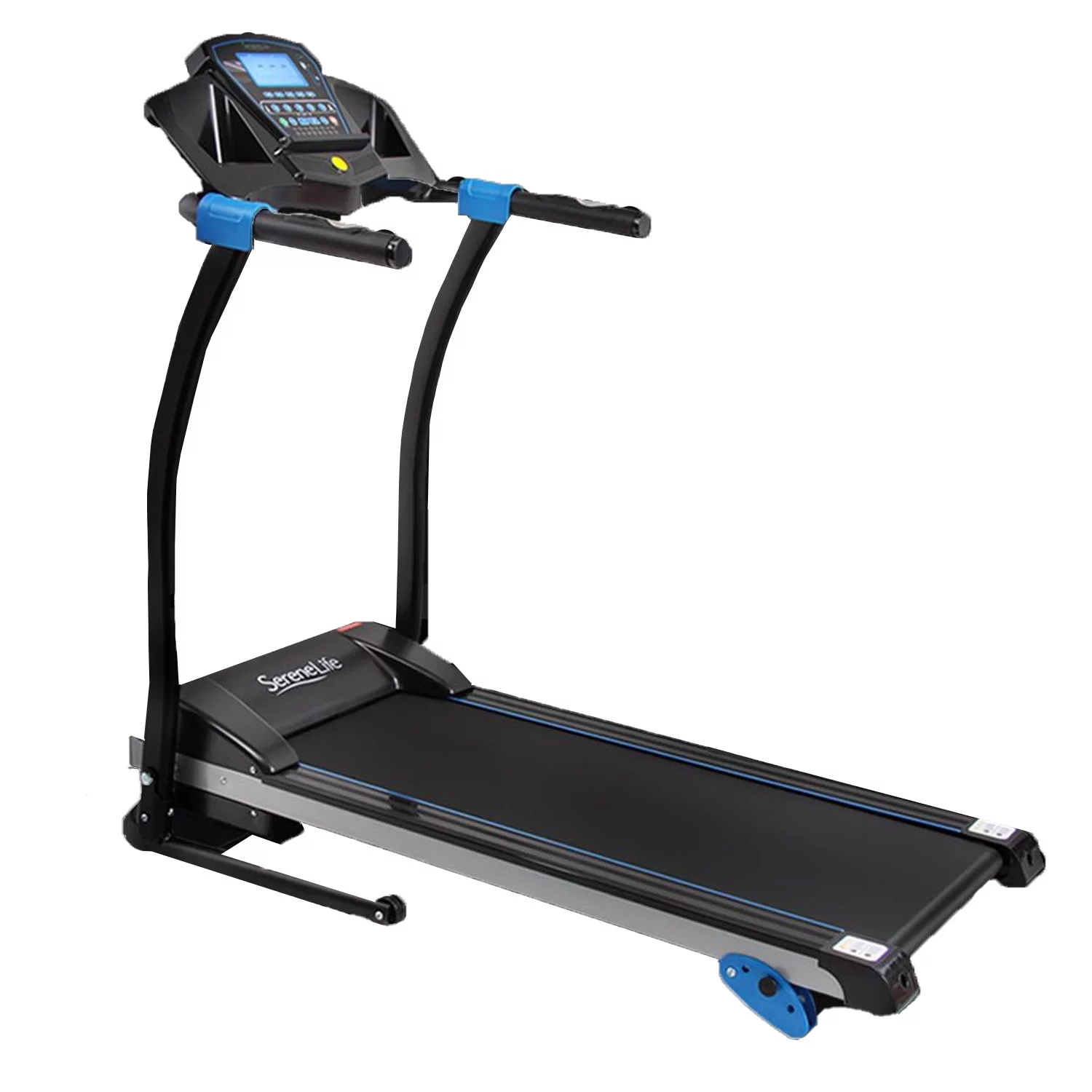 SereneLife Foldable Home Fitness Equipment with LCD for Walking & Running – Cardio Exercise Machine