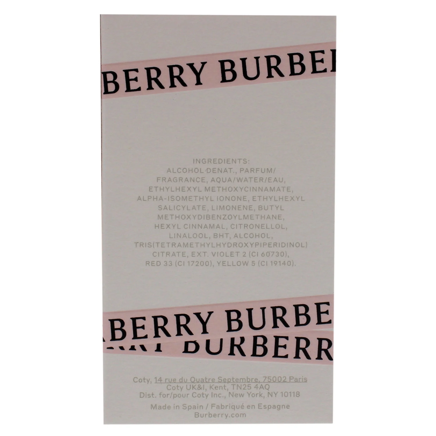 Burberry Her Eau De Parfum Natural Spray Vaporisateur, 1 oz