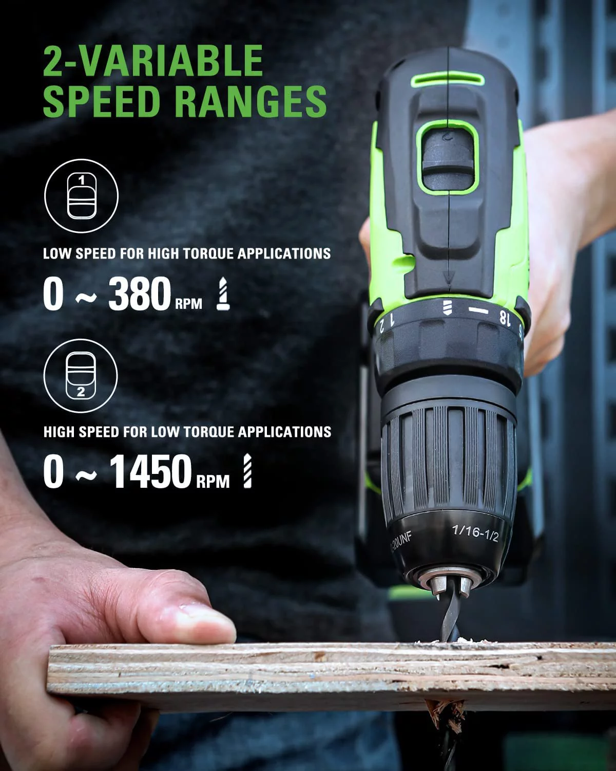 Greenworks 24V Max Cordless Brushless Drill + Impact Combo Kit, (2) 2.0Ah Batteries, FAST Charger, and Bag Included