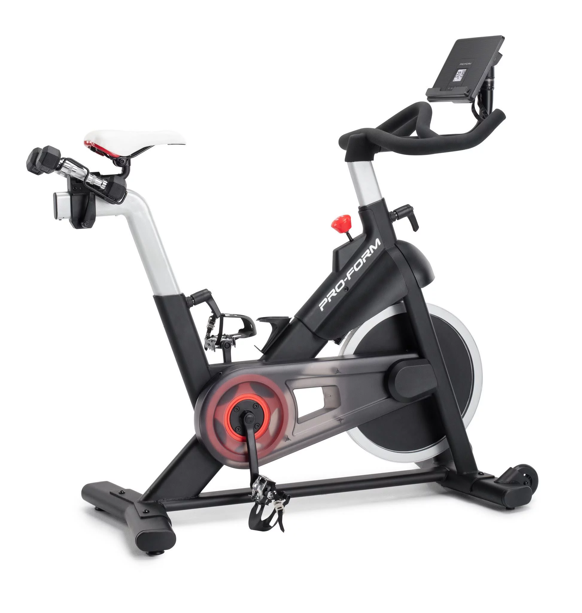 ProForm Carbon CX Exercise Bike with 3 Lb Dumbbell Set and 30-Day iFIT Membership