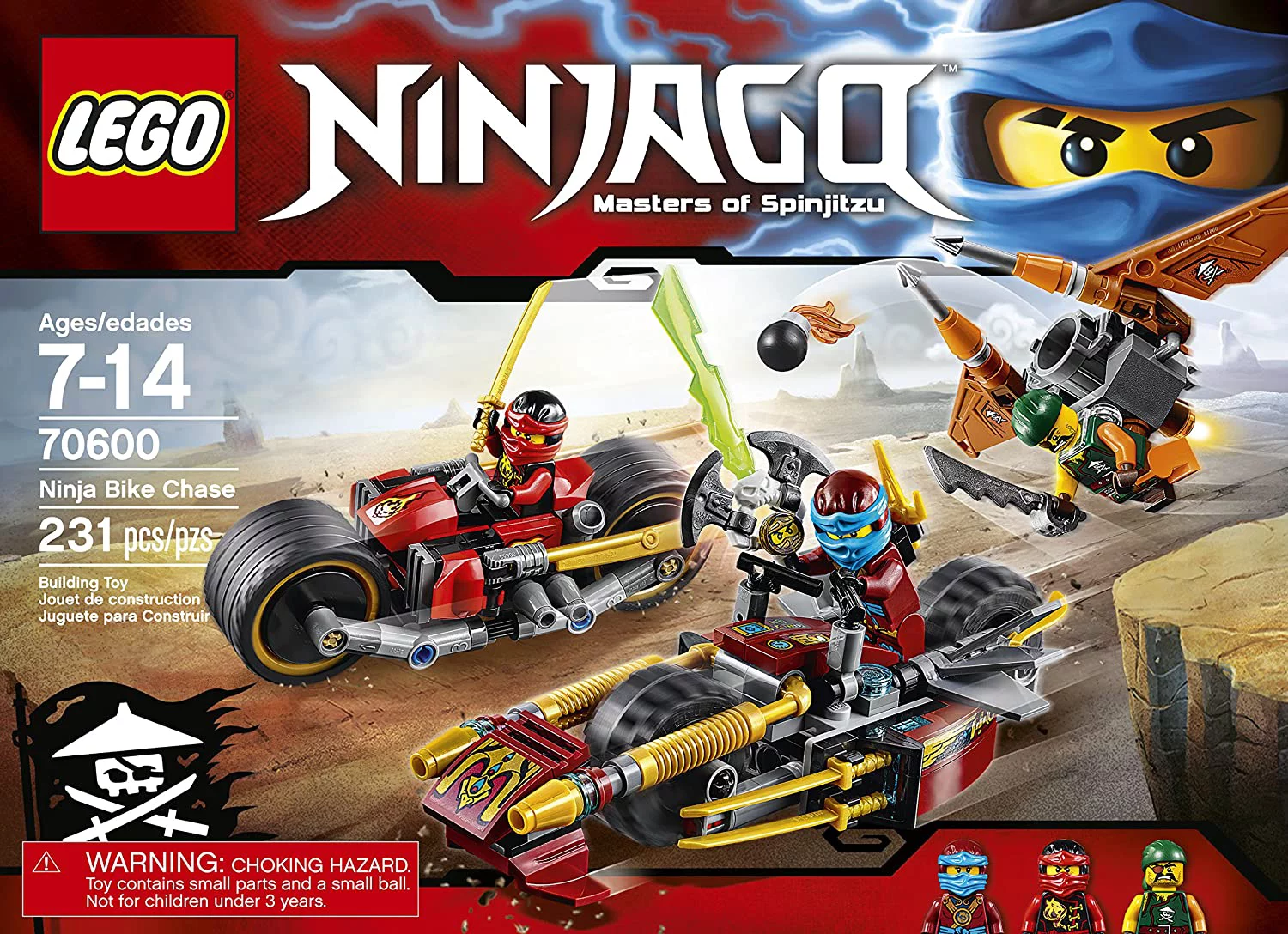 LEGO Ninjago Ninja Bike Chase 70600