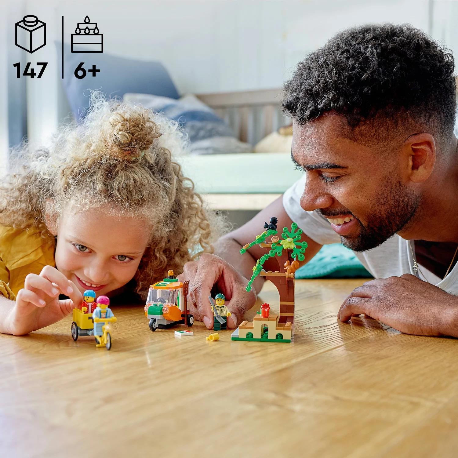 LEGO City Picnic in the Park 60326 Building Kit for Kids Aged 5 and Up; Includes 3 Minifigures and 2 Squirrel Figures (147 Pieces)