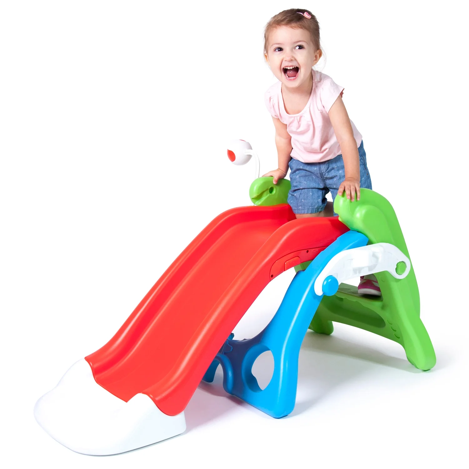 Grow ‘n up 6 n 1 Plastic Toddler Slide Sport Center