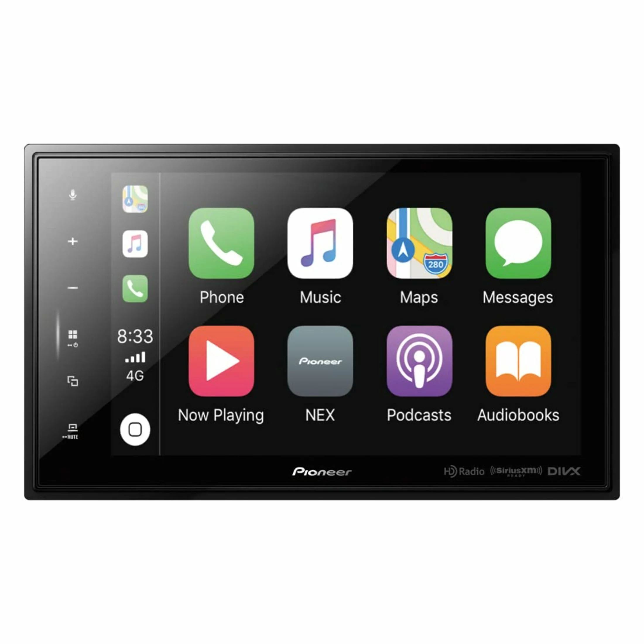 Pioneer 2-DIN 6.8-inch Touchscreen Car Stereo Double-DIN In-Dash Digital Multimedia Receiver with Bluetooth