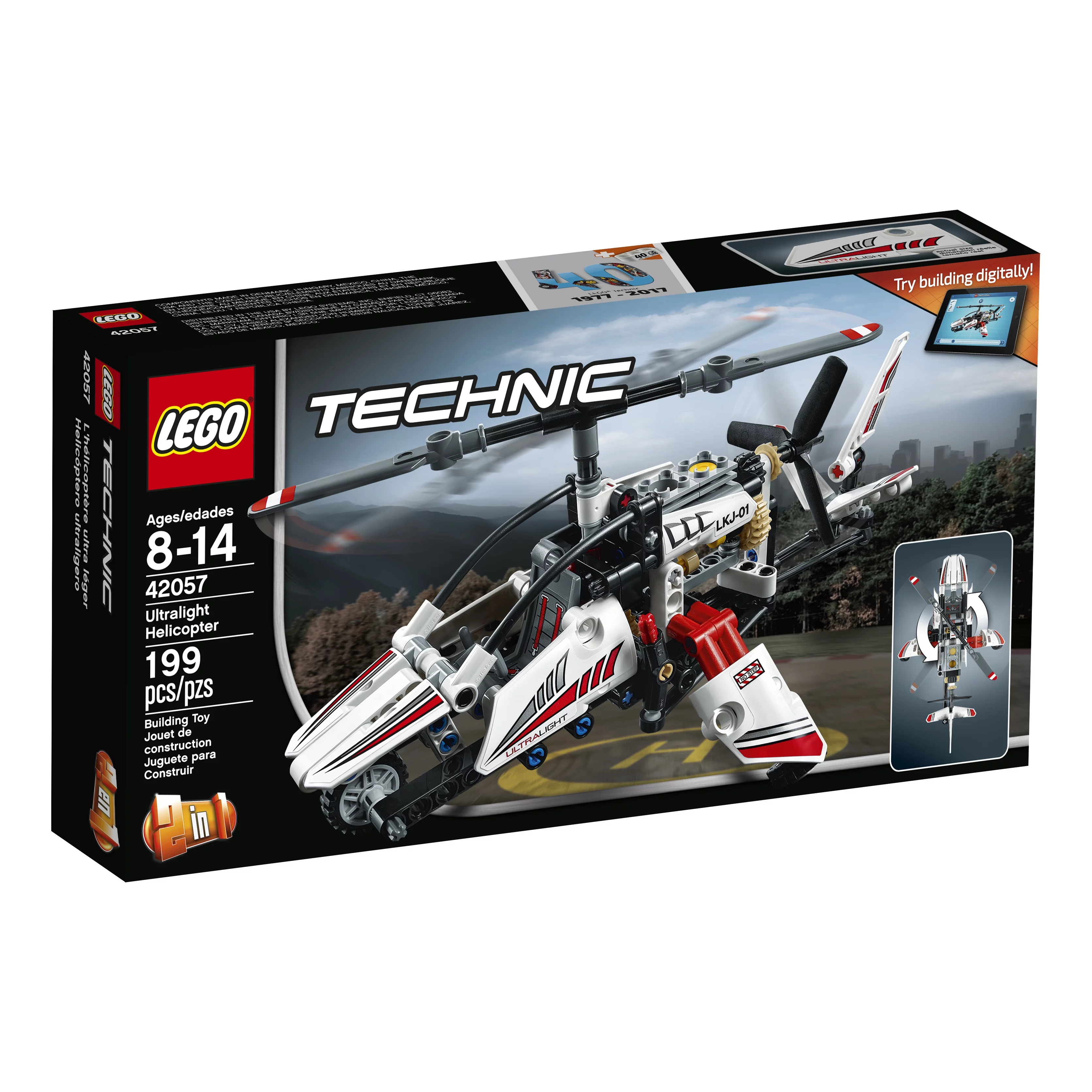 LEGO Technic Ultralight Helicopter 42057 (199 Pieces)