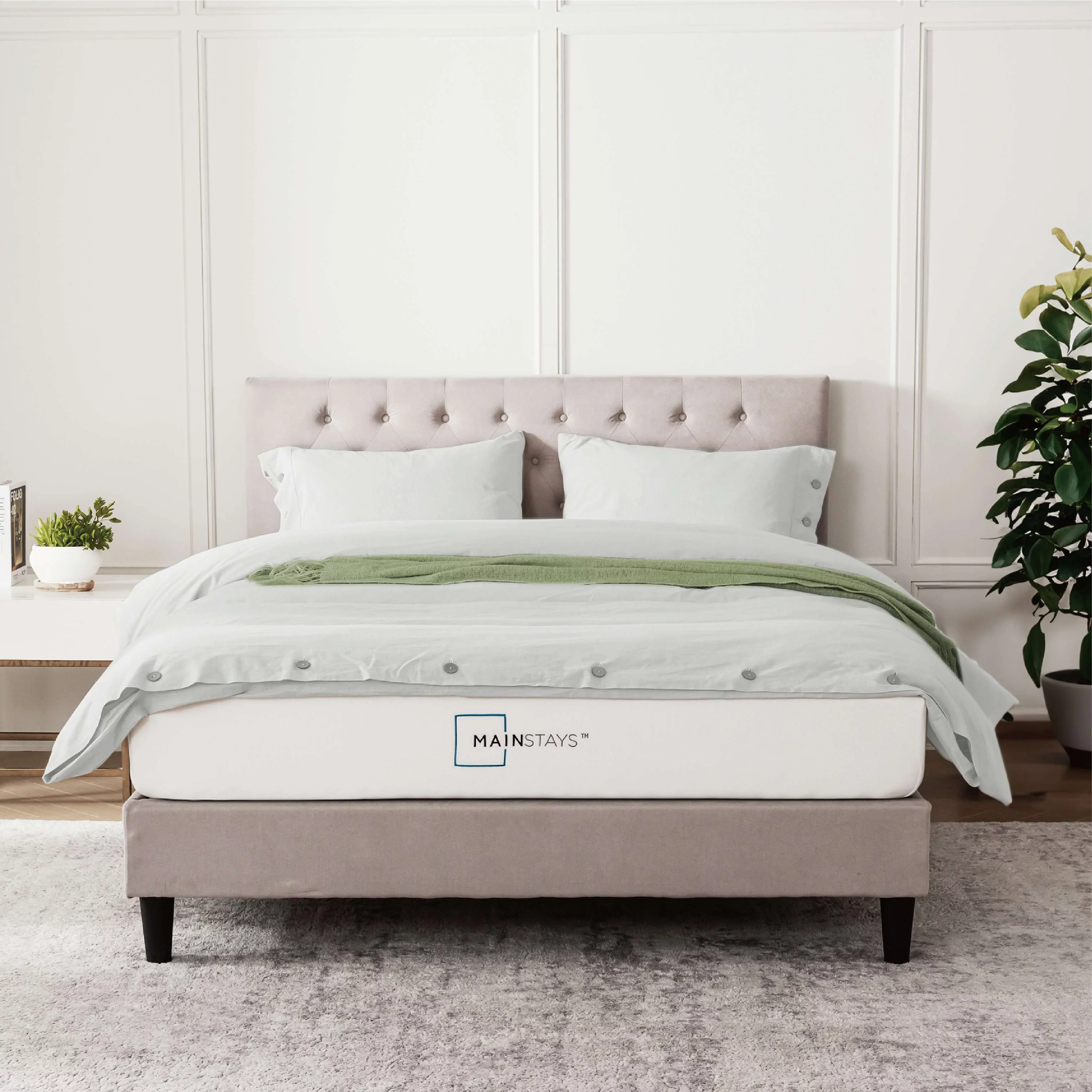 Mainstays 6?? Green Tea Infused Memory Foam Mattress, Twin