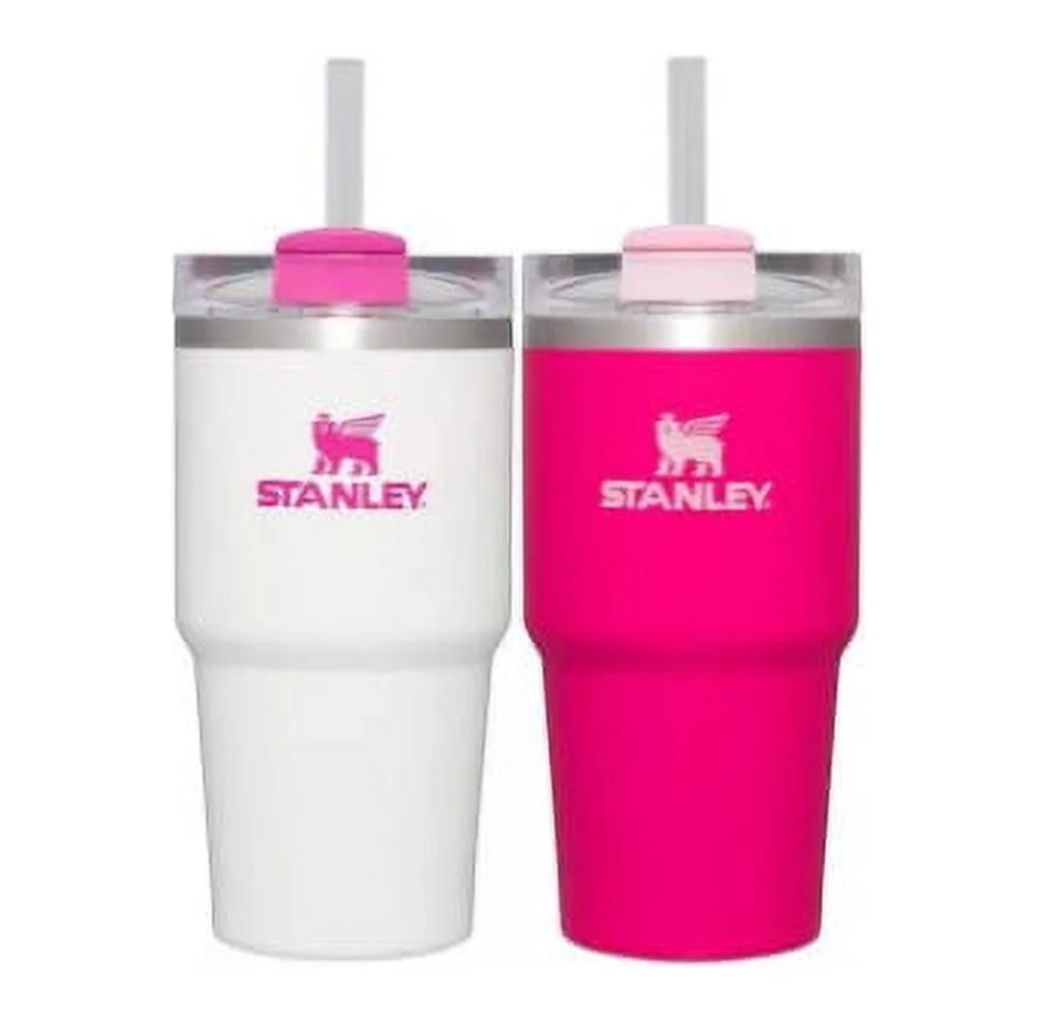 Stanley 2 pk 20 oz. Stainless Steel H2.0 Flowstate Quencher Tumblers Pink Vibes/Frost