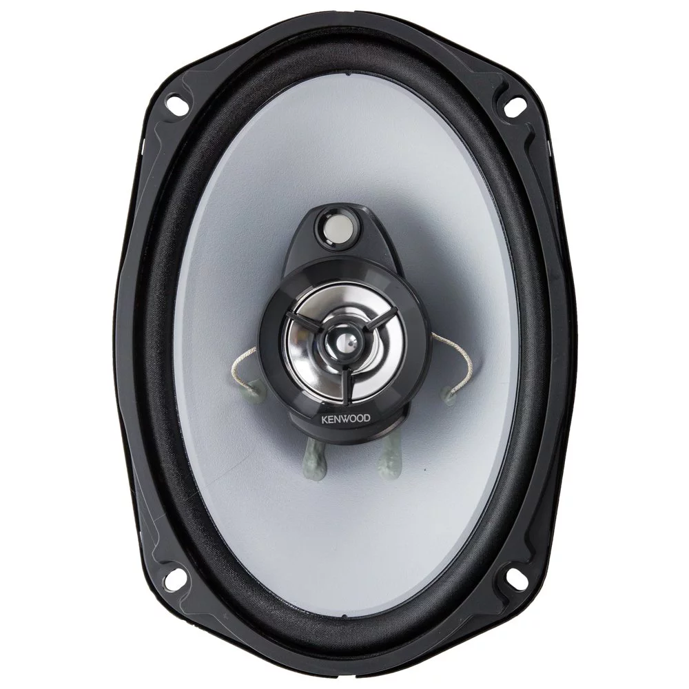 Kenwood 6″ x 9″ 400W 3-Way Car Audio Flush Mount Coaxial Stereo Speakers, Pair