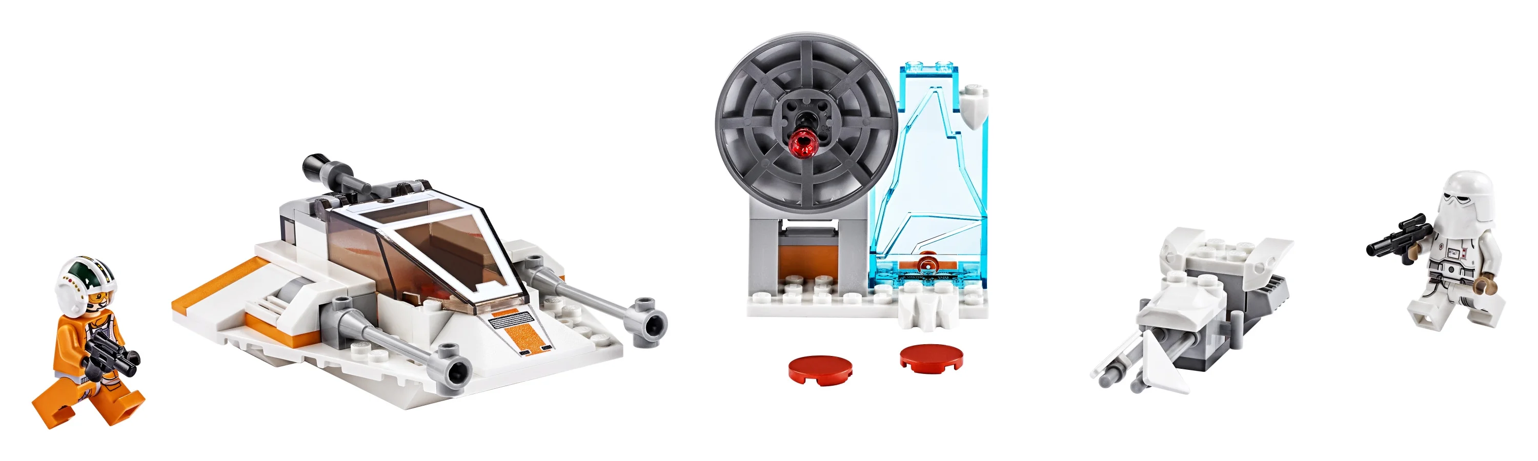 LEGO Star Wars Snowspeeder 75268 Starship Creative Building Toy for Preschool Children 4+ (91 pieces)