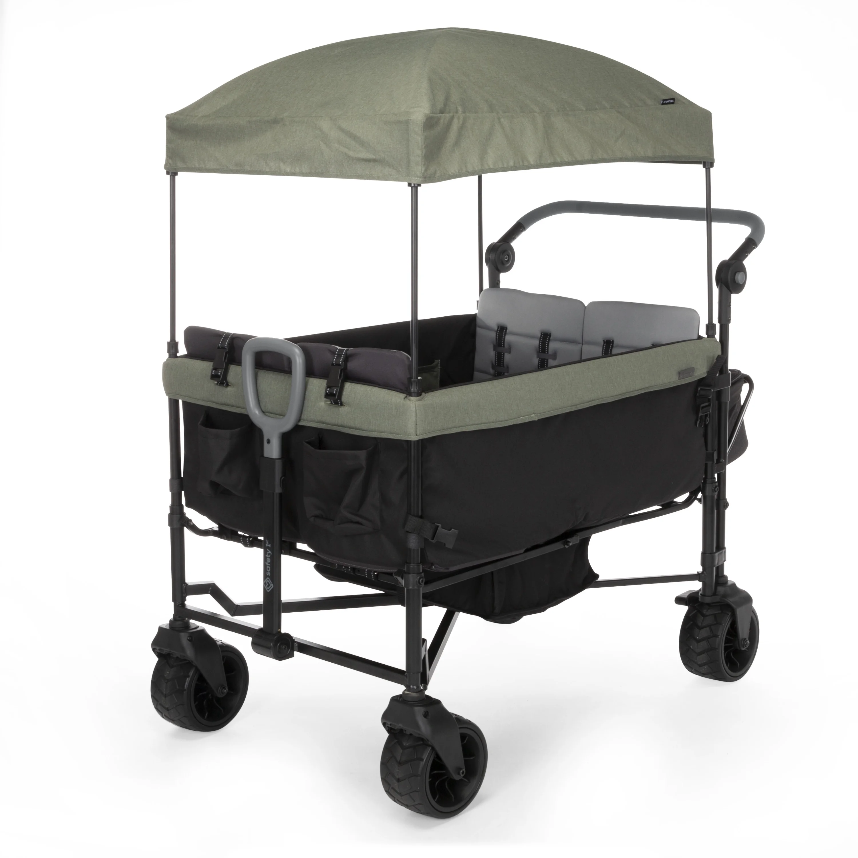 Safety 1 Summit Sprint Quad Wagon Stroller, Charcoal Camo